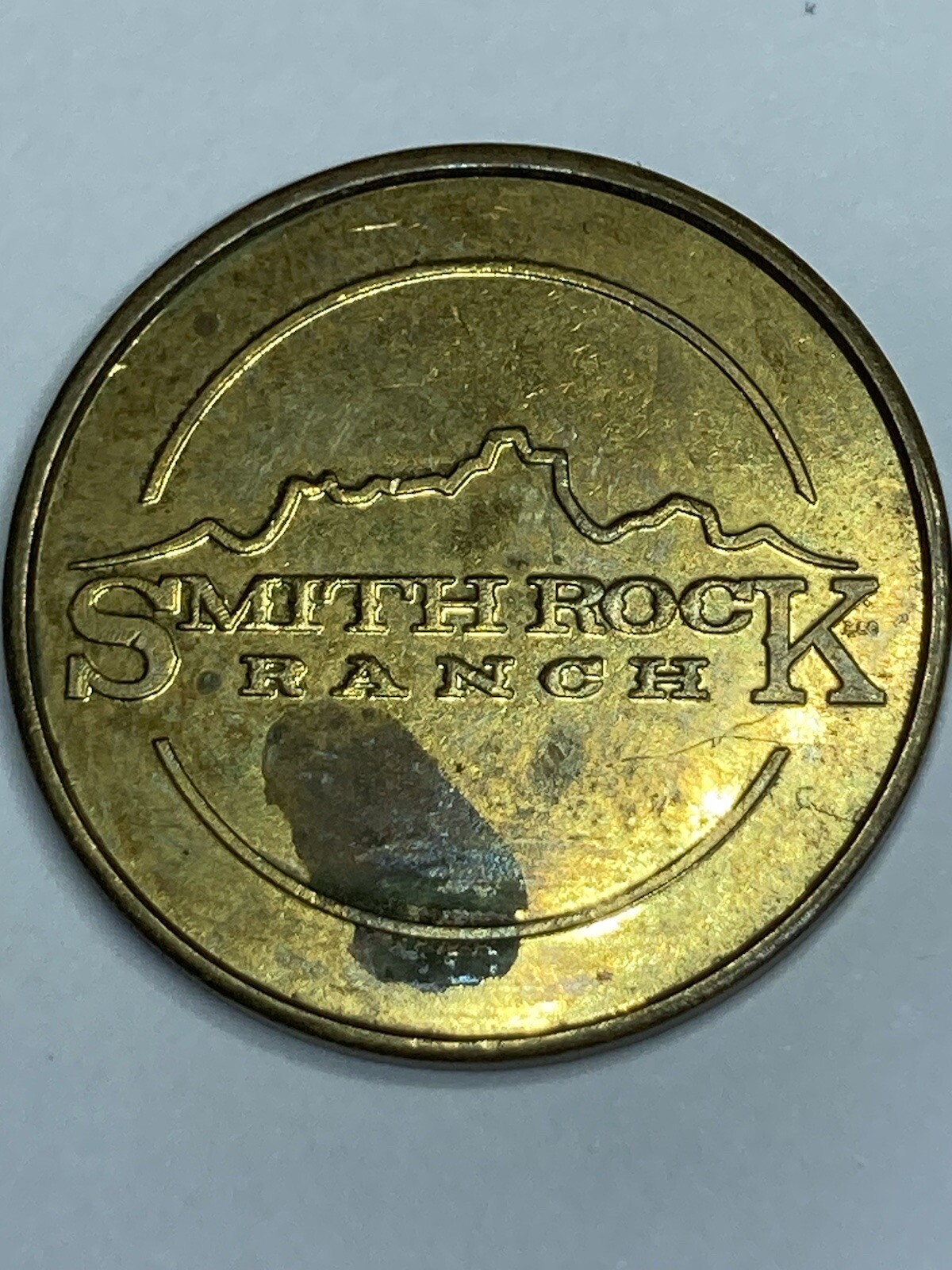 RARE KING TUT 2005 SMITH ROCK RANCH GAME ROOM ARCADE TOKEN TERREBONE OREGON #cb1