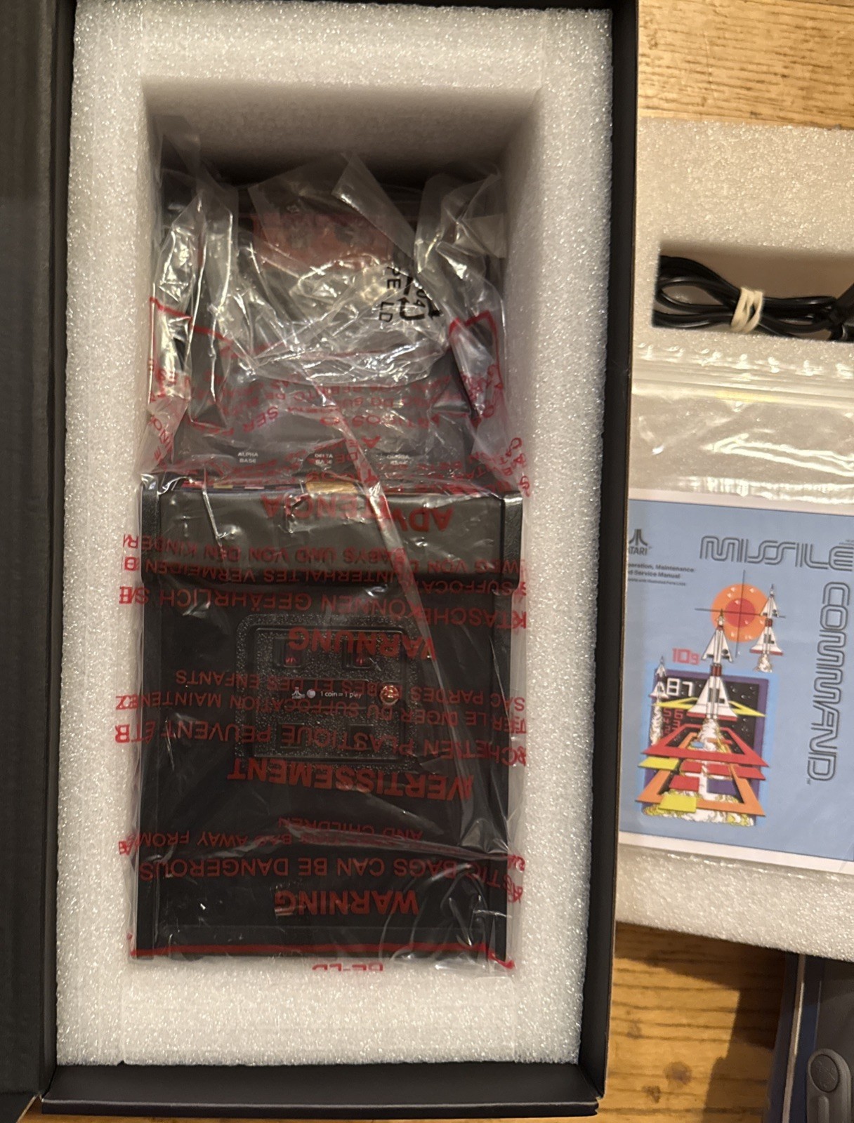 NEW WAVE TOYS MISSLE COMMAND X REPLICADE Atari Arcade 1/6 Scale *RARE/OOP*