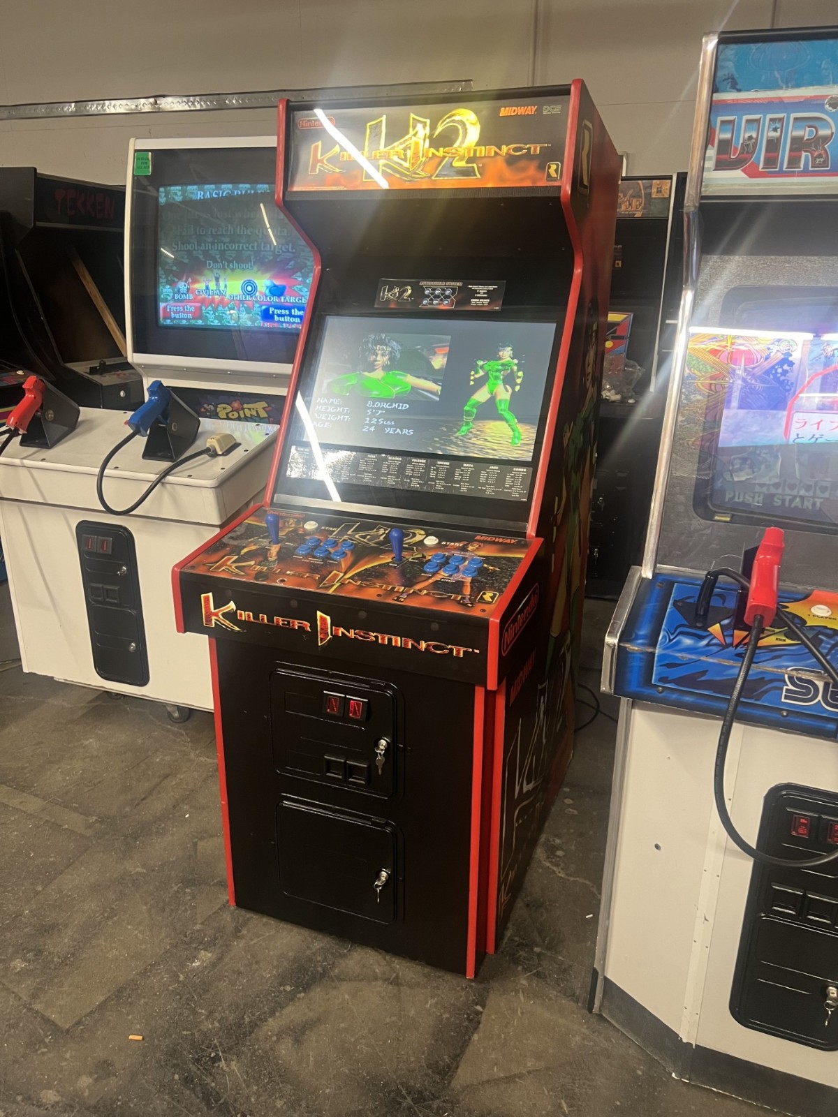 KILLER INSTINCT I & II ARCADE MACHINES by MIDWAY (ARCADE BUNDLE – BOTH MACHINES)