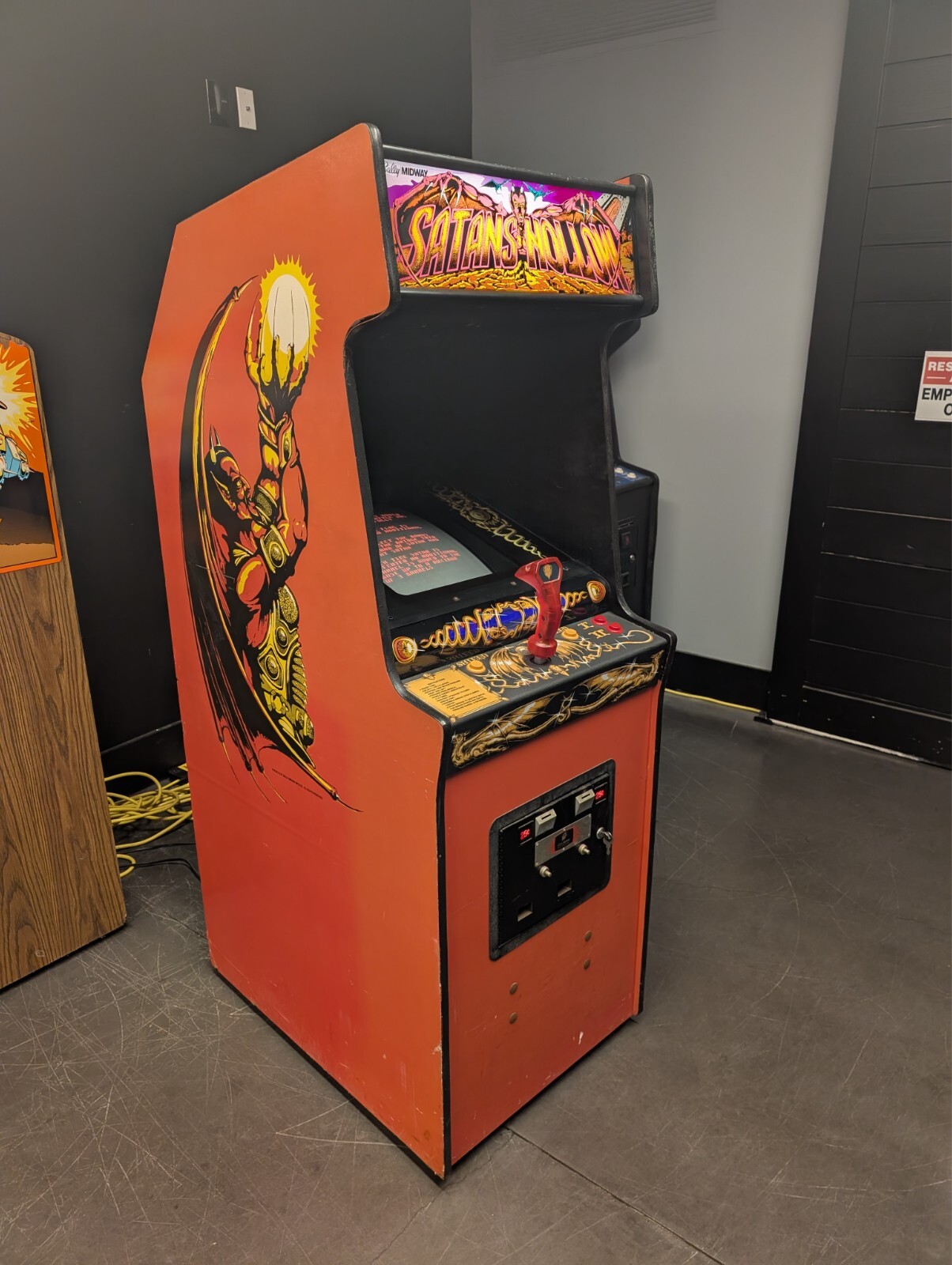 Satan’s Hollow arcade machine by Bally Midway