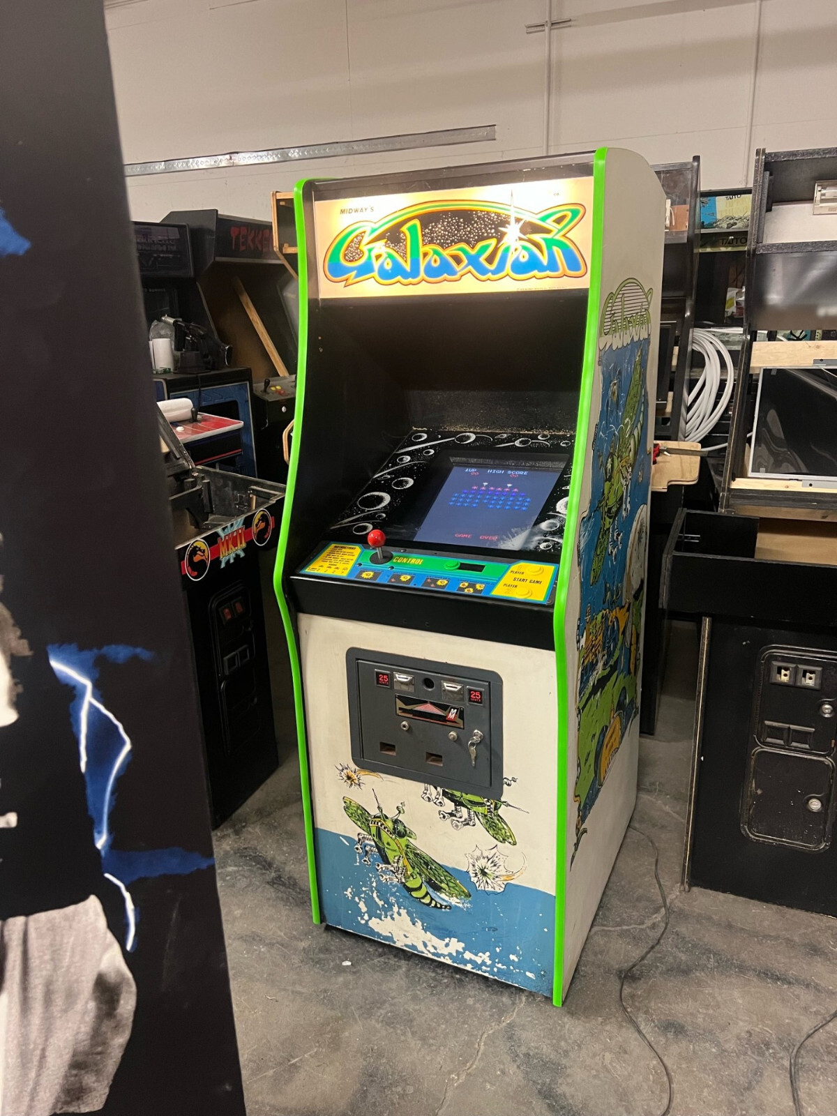 GALAXIAN ARCADE MACHINE by NAMCO 1979 (Excellent Condition)