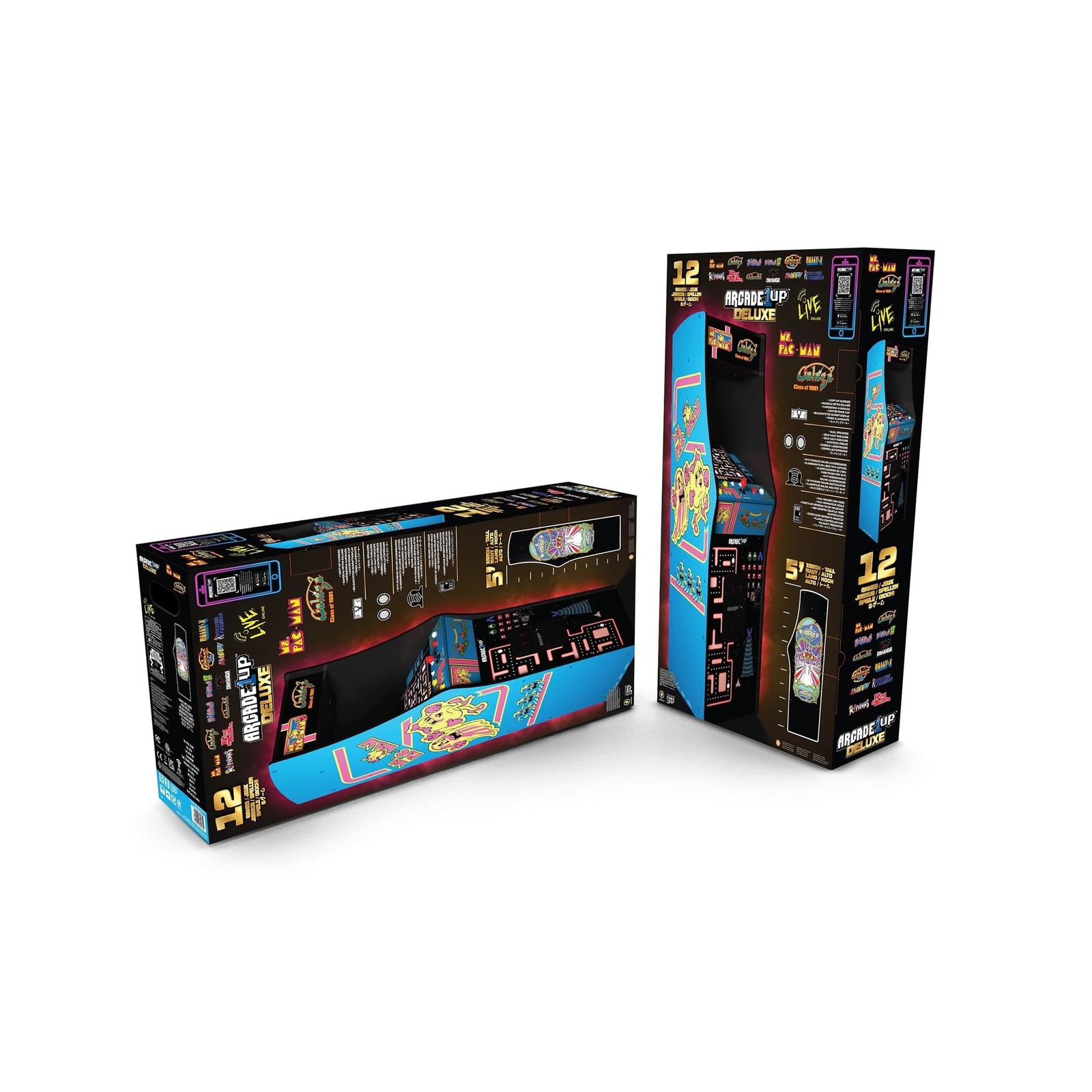 Class of 81’ Arcade Machine Cabinet 12 Classic Games with Wi-Fi Enabled Ga