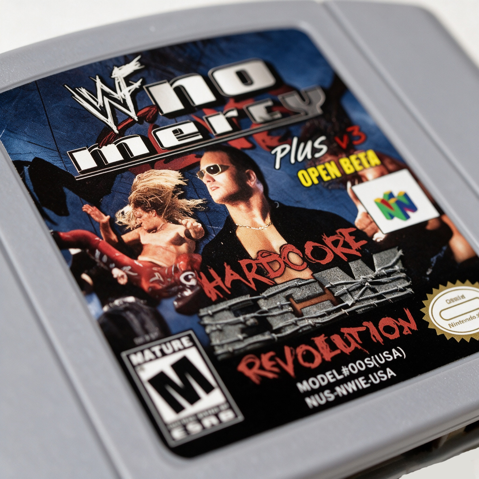 N64 Video Games WWF No Mercy Plus V3 Open Beta