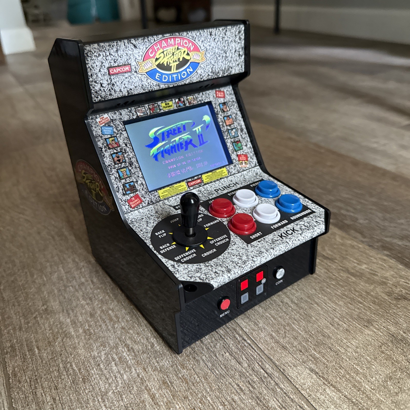 Street Fighter 2 Champion Edition Mini Arcade Game