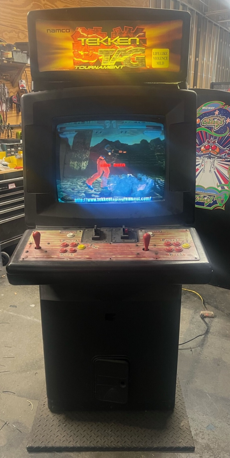 TEKKEN TAG TOURNAMENT ARCADE MACHINE by NAMCO 1999 (Excellent)