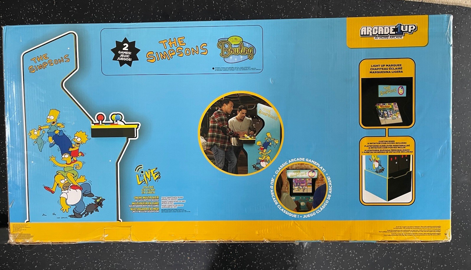 The Simpsons Arcade1up w/riser Sealed in Box SIB Brand New Gem 💎