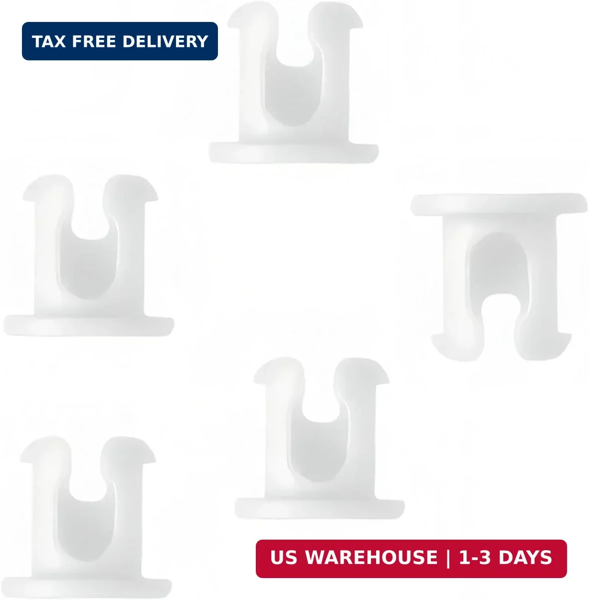 25-158-08-S Bushing Linkage Retaining for Engine,White(10 Pcs)