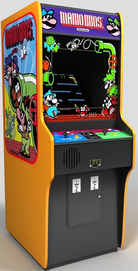 MARIO BROS ARCADE MACHINE by NINTENDO 1983 (Excellent) *RARE*
