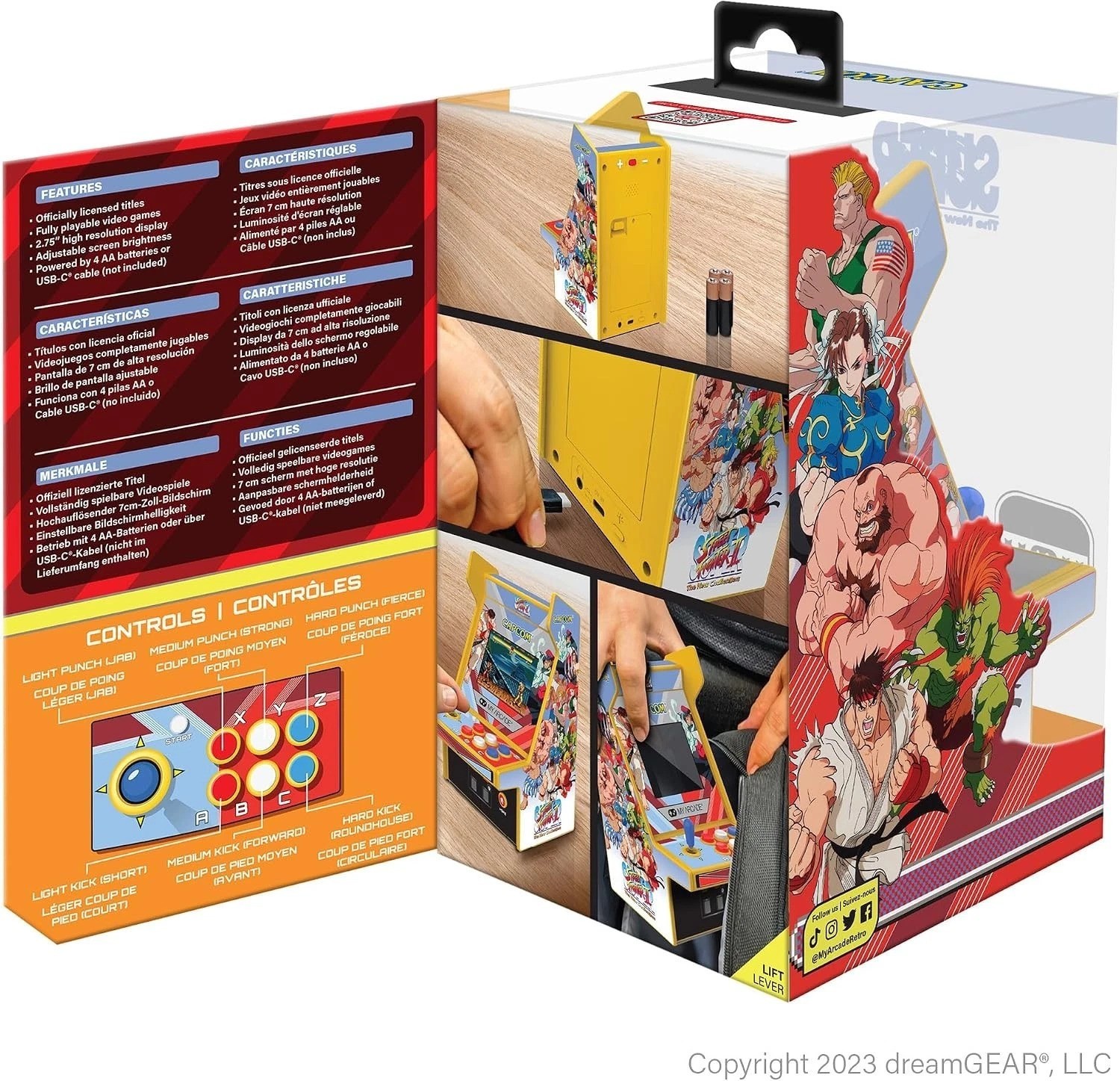 Super Street Fighter II Micro Player Pro: Capcom Games, Classic Arcades, 2 Ga…