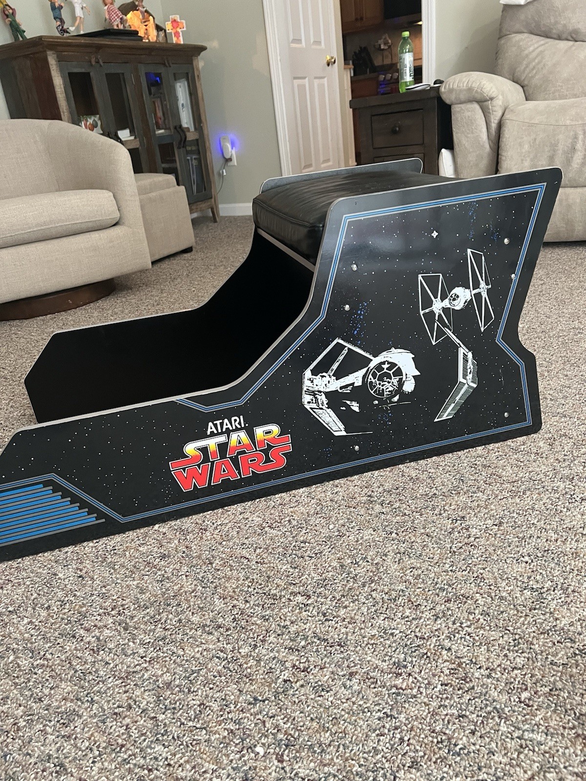 Arcade1Up Atari Star Wars Sit Down Seat Bench Only Replacement Cockpit Chair