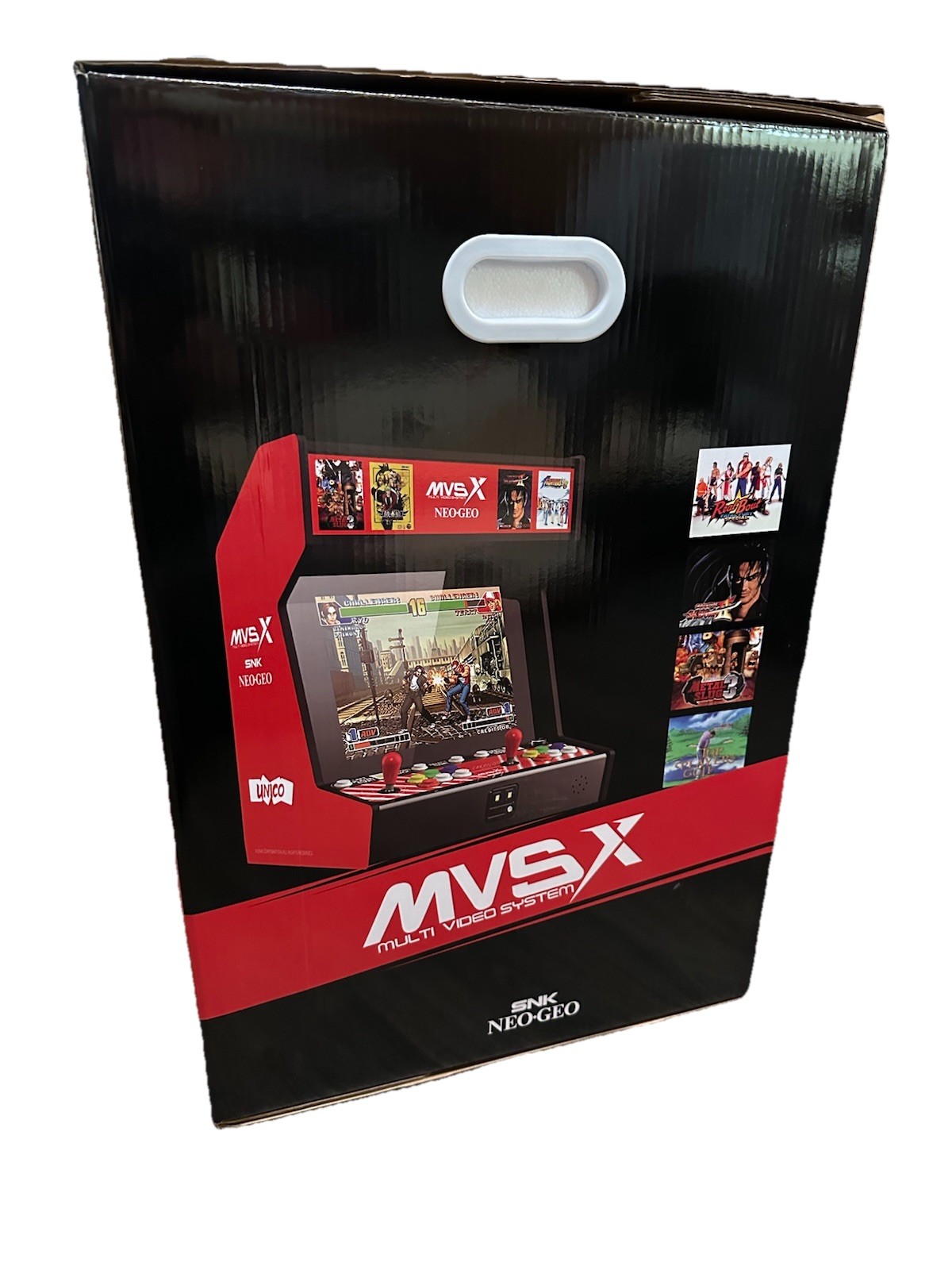 Unico MVSX SNK Neo Geo Multi Video System Tabletop Home Arcade Cabinet