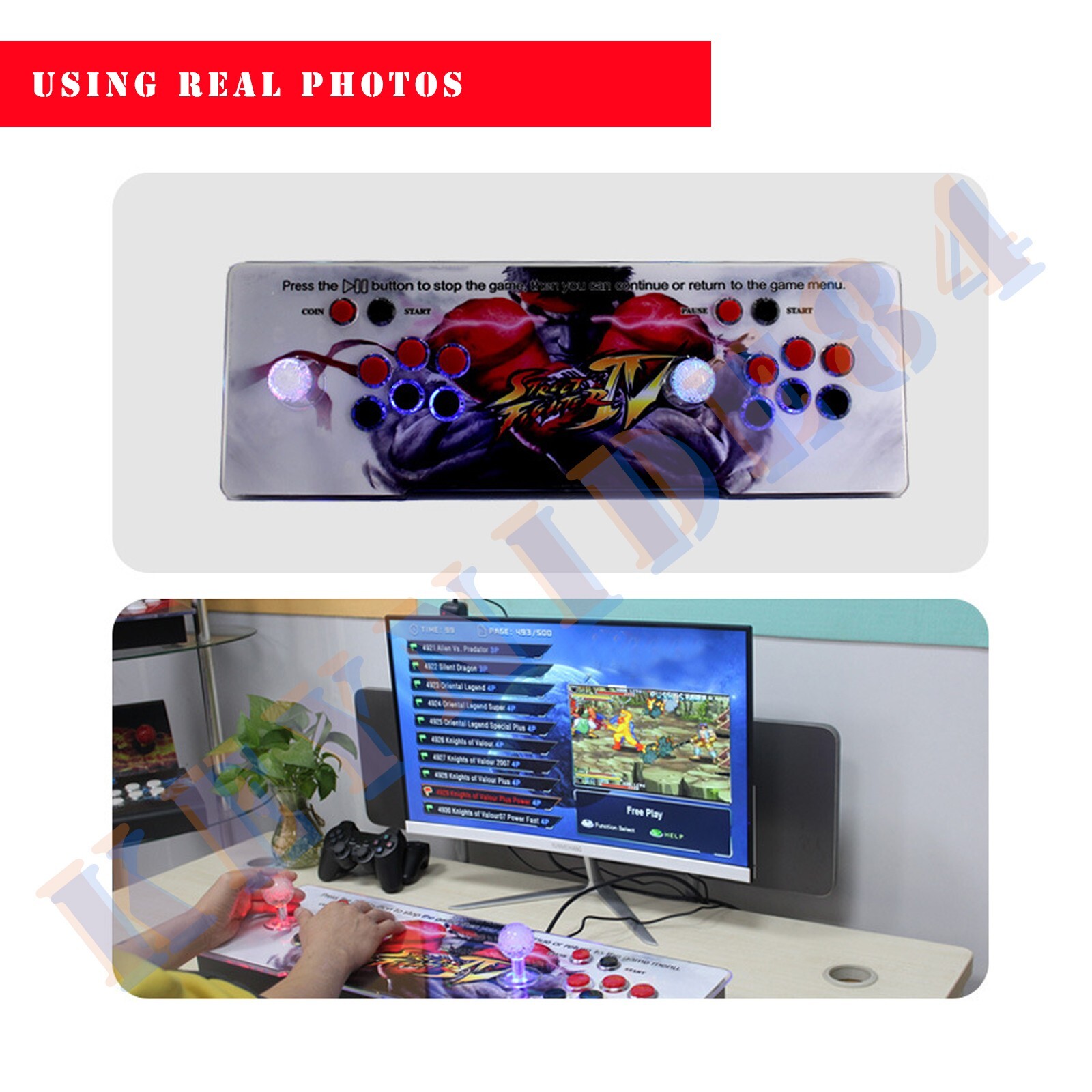 23000 Games 3D WiFi Retro Game Arcade Pandora’s Box Console Double Stick HD