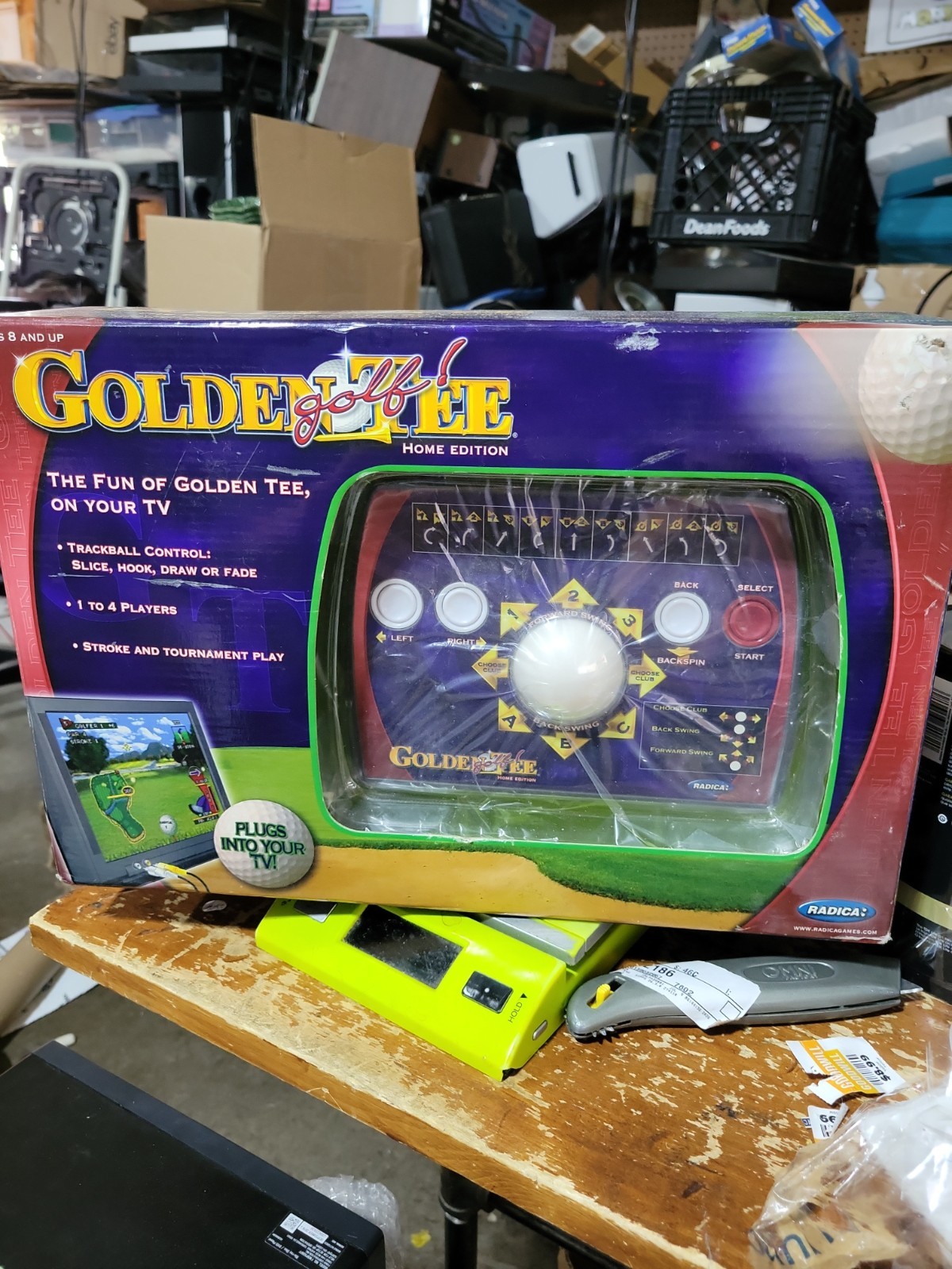 *NEW & SEALED* Golden Tee Golf Home TV Edition Plug & Play Video Radica