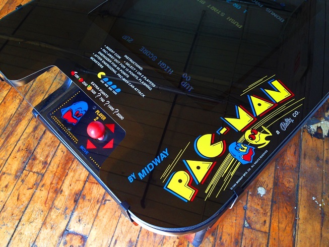 PAC-MAN or Mrs. Restored Original Cocktail Table Video Arcade Game with Warranty