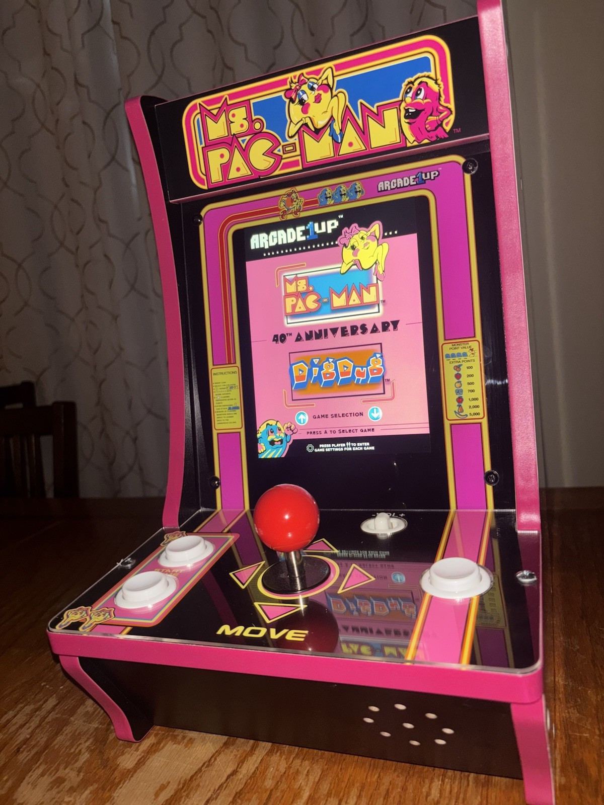 Ms. Pac-Man Limited Edition 40th Anniversary Countercade