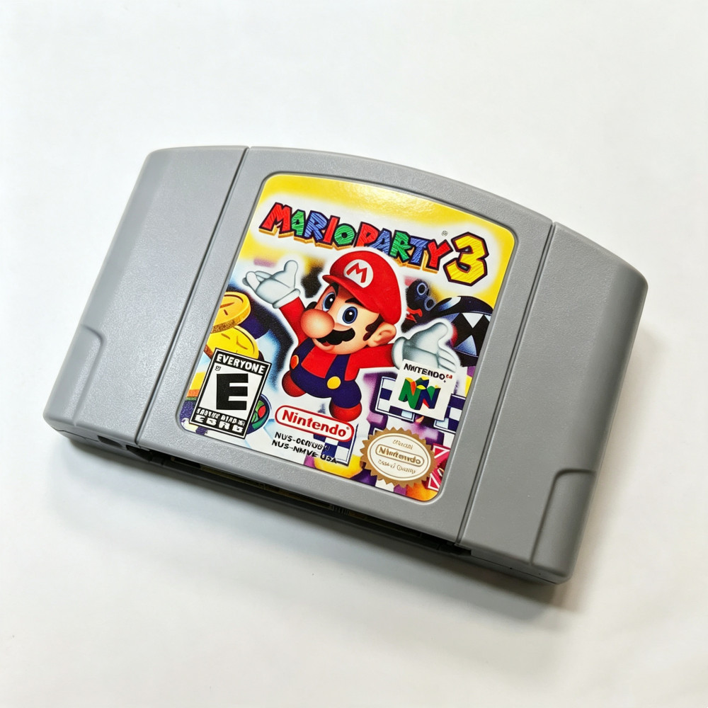 Mario Party 3 Game Cartridge For Nintendo 64 Console Tested Free Shipping
