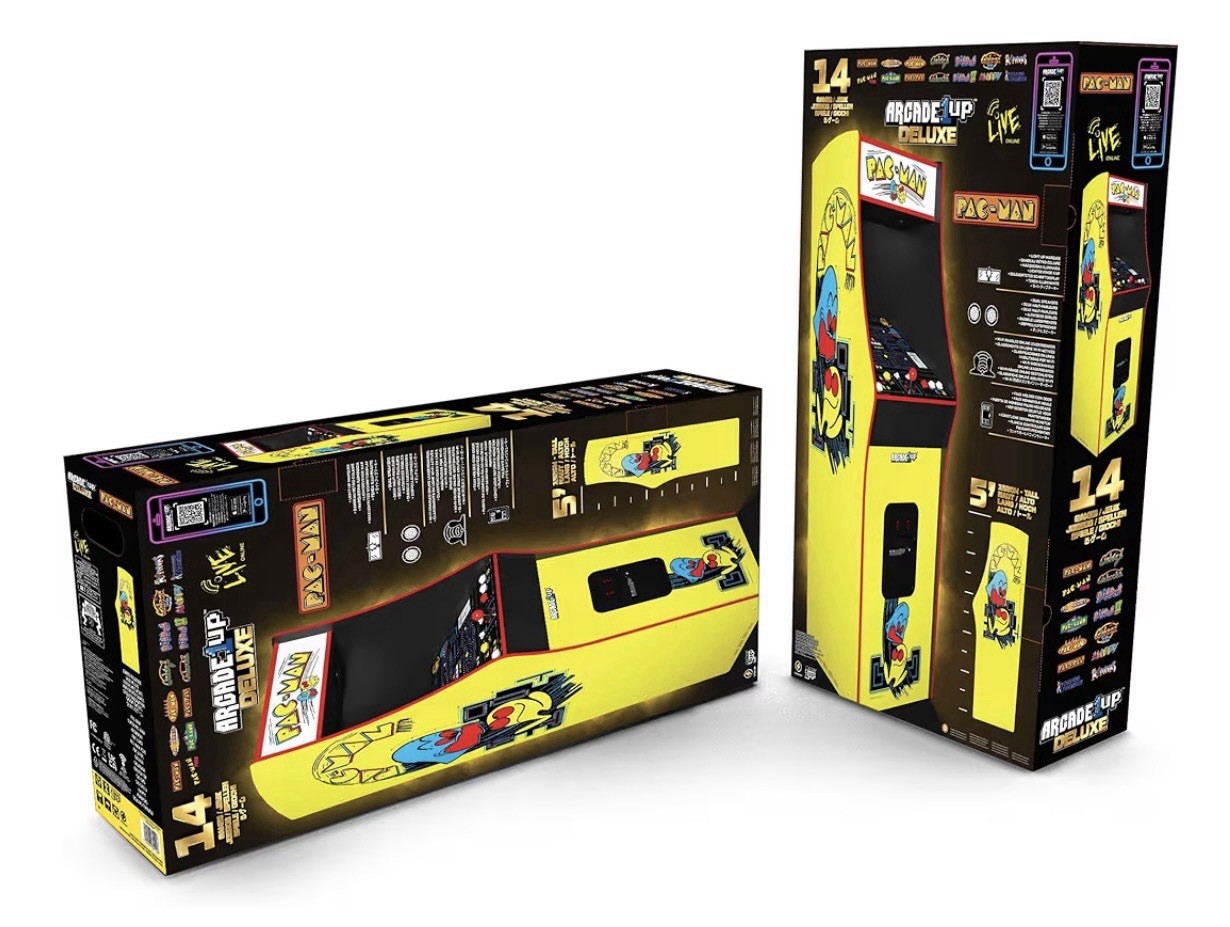 PAC-Man Deluxe Arcade Machine for Home – 5 Feet Tall – Buisness Model Available!