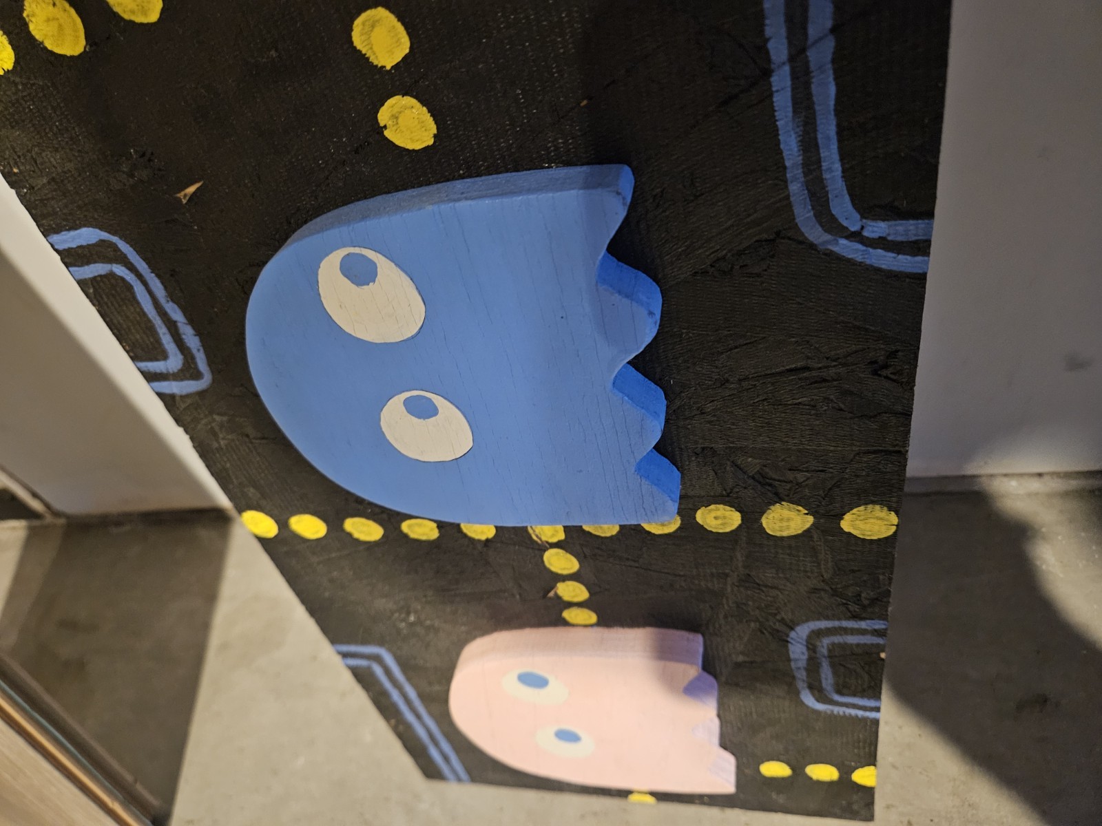 PAC MAN ARCADE GAME WOOD SIGNAGE COOL VINTAGE ART CLASSIC