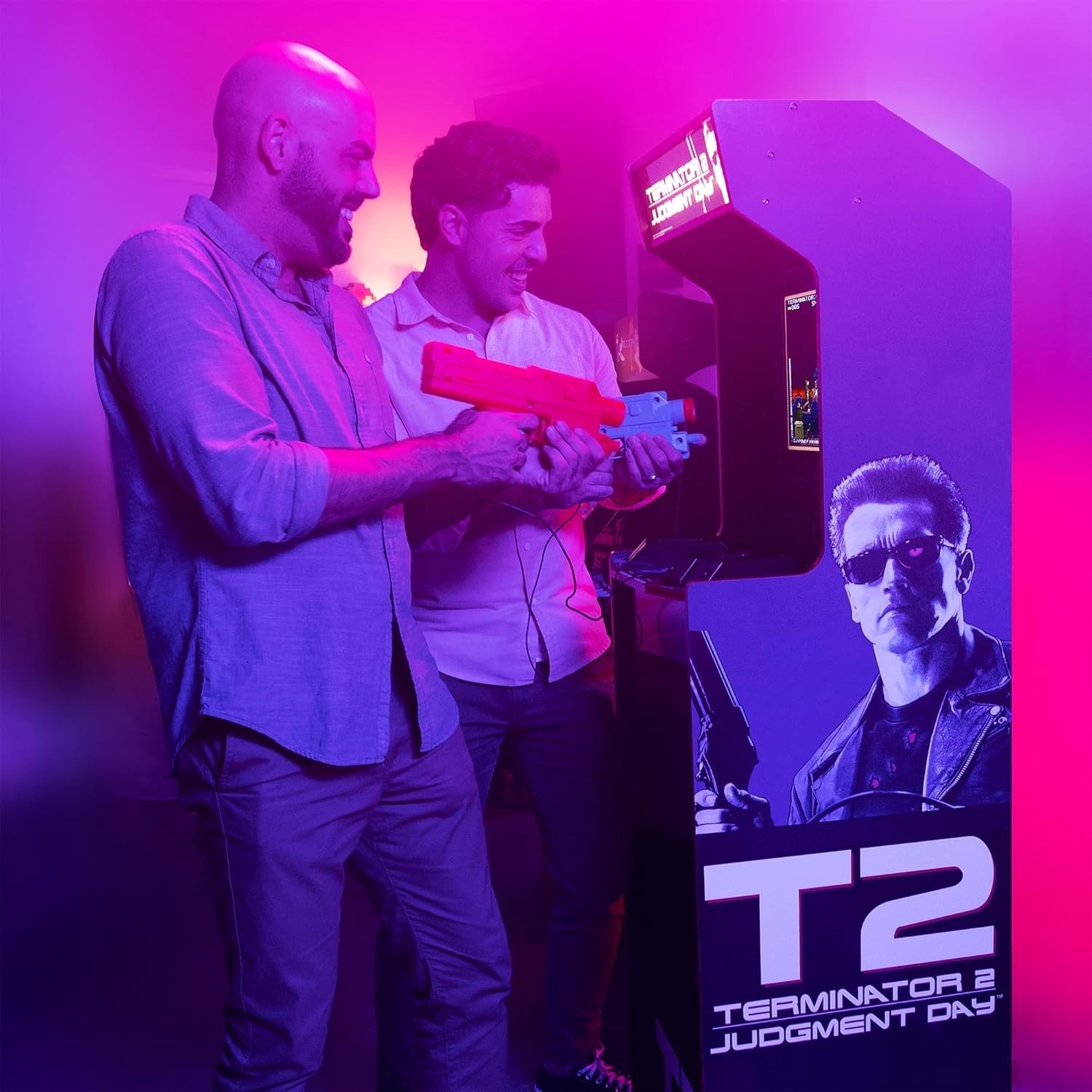 Arcade1Up Terminator 2 Deluxe Arcade Machine 17-Inch BOE Color Monitor
