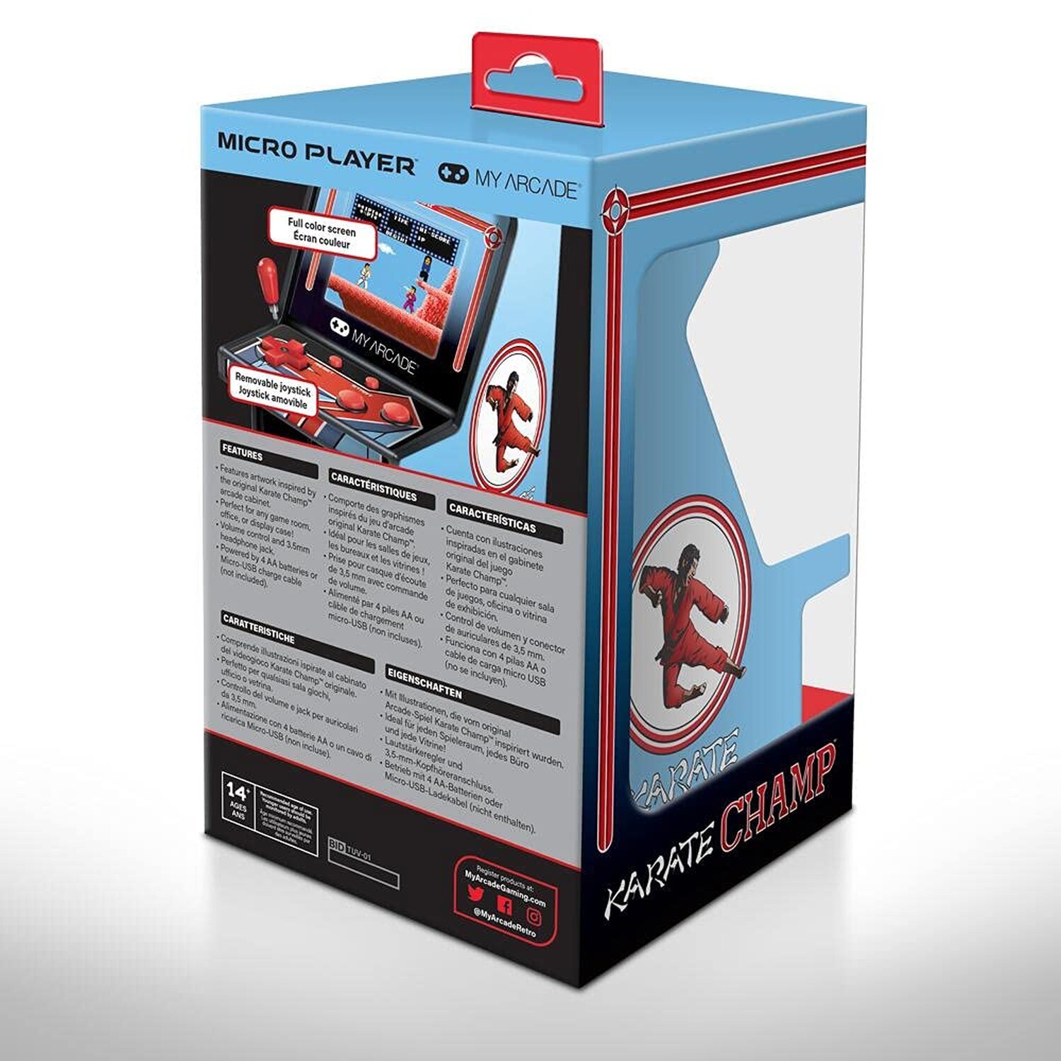My Arcade Karate Champ Micro Player Arcade Machine: Fully Playable, 6.75 Inch…
