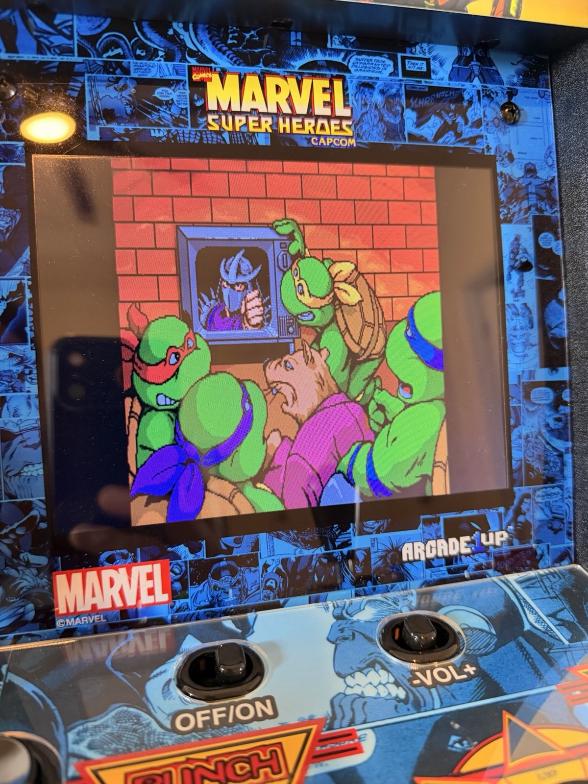 ARCADE 1UP MARVEL SUPER HEROES COUNTERCADE SOFT MODDED W/ 400 GAMES!! 🔥 🔥 🔥