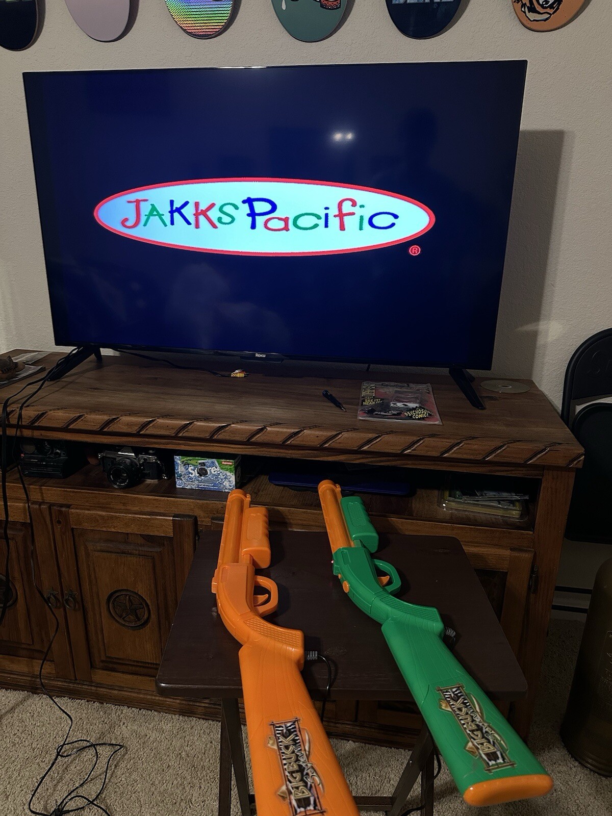 Jakks Pacific Big Buck Safari Hunting Plug & Play TV Game Guns ONLY Lot Of 2
