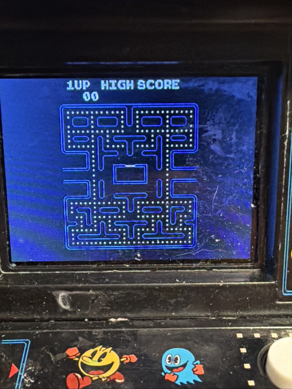 Pac-Man Handheld Mini Arcade Game Bandai Namco Tested Working