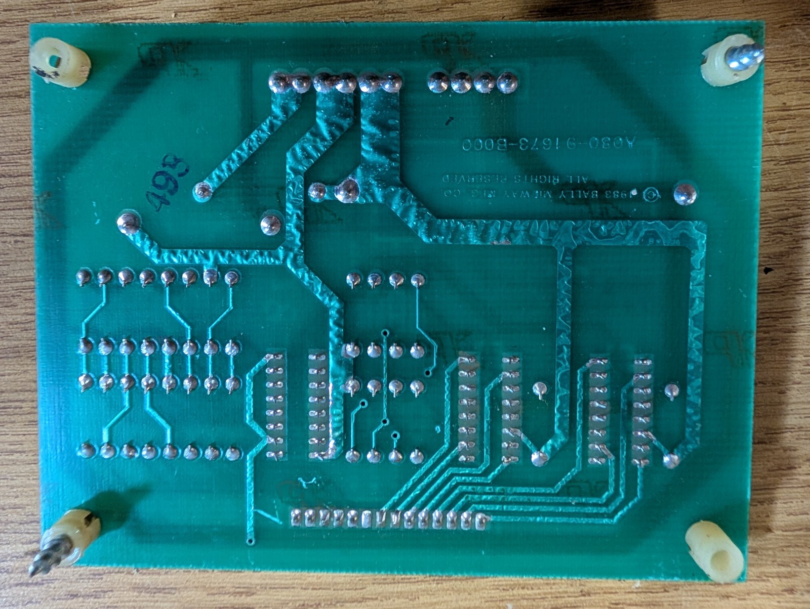 BALLY MIDWAY LAMP DRIVER PCB A080-91673-B000 1983 ARCADE