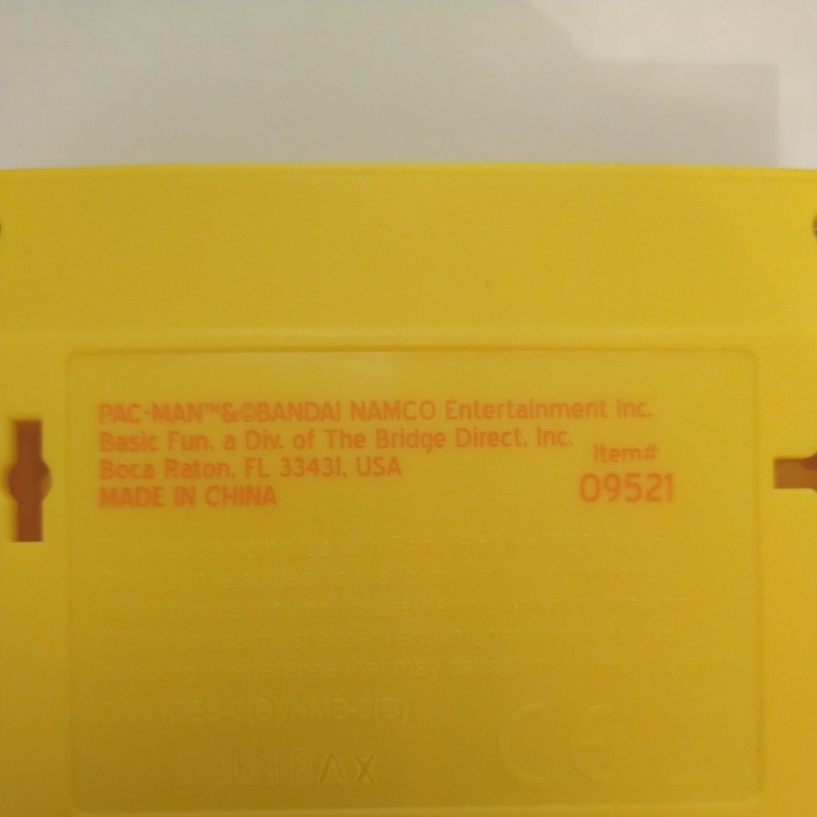 Pac-Man Retro Mini Arcade Handheld Game Classic Namco Basic Fun #09521 Works!