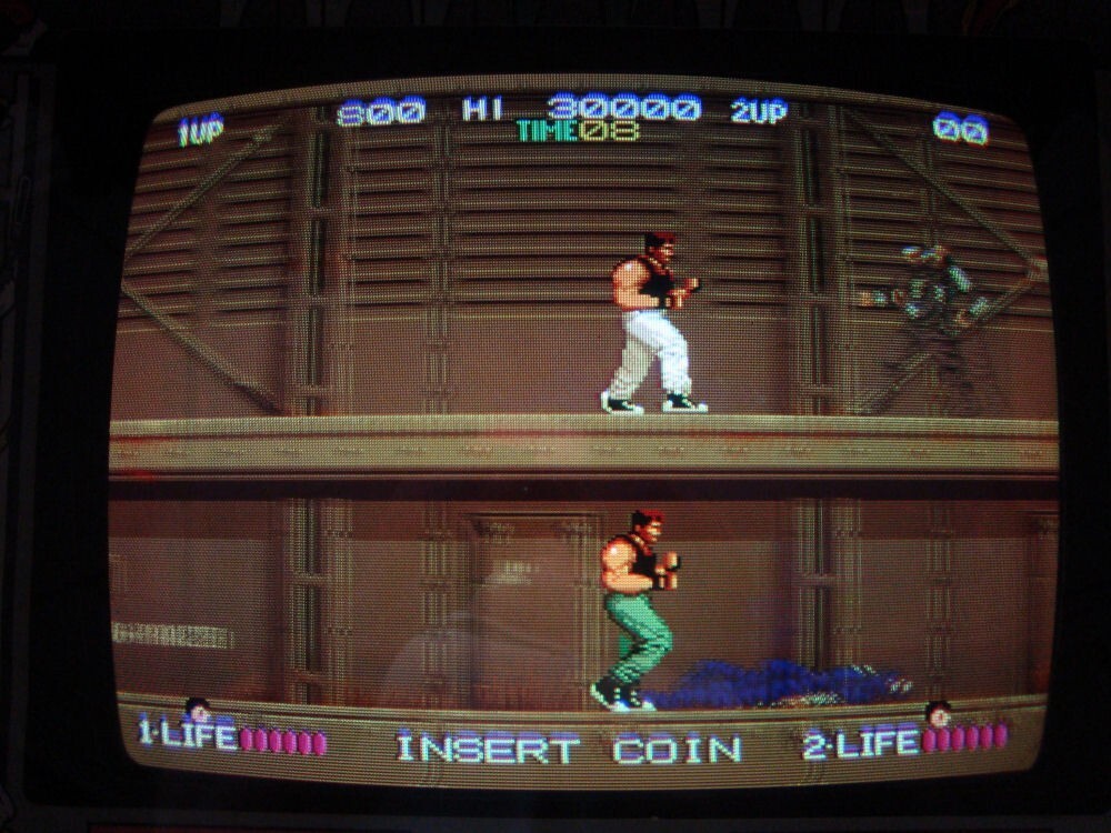 Old School Bad Dudes Arcade Game – Late 80s Full Size Coin Op