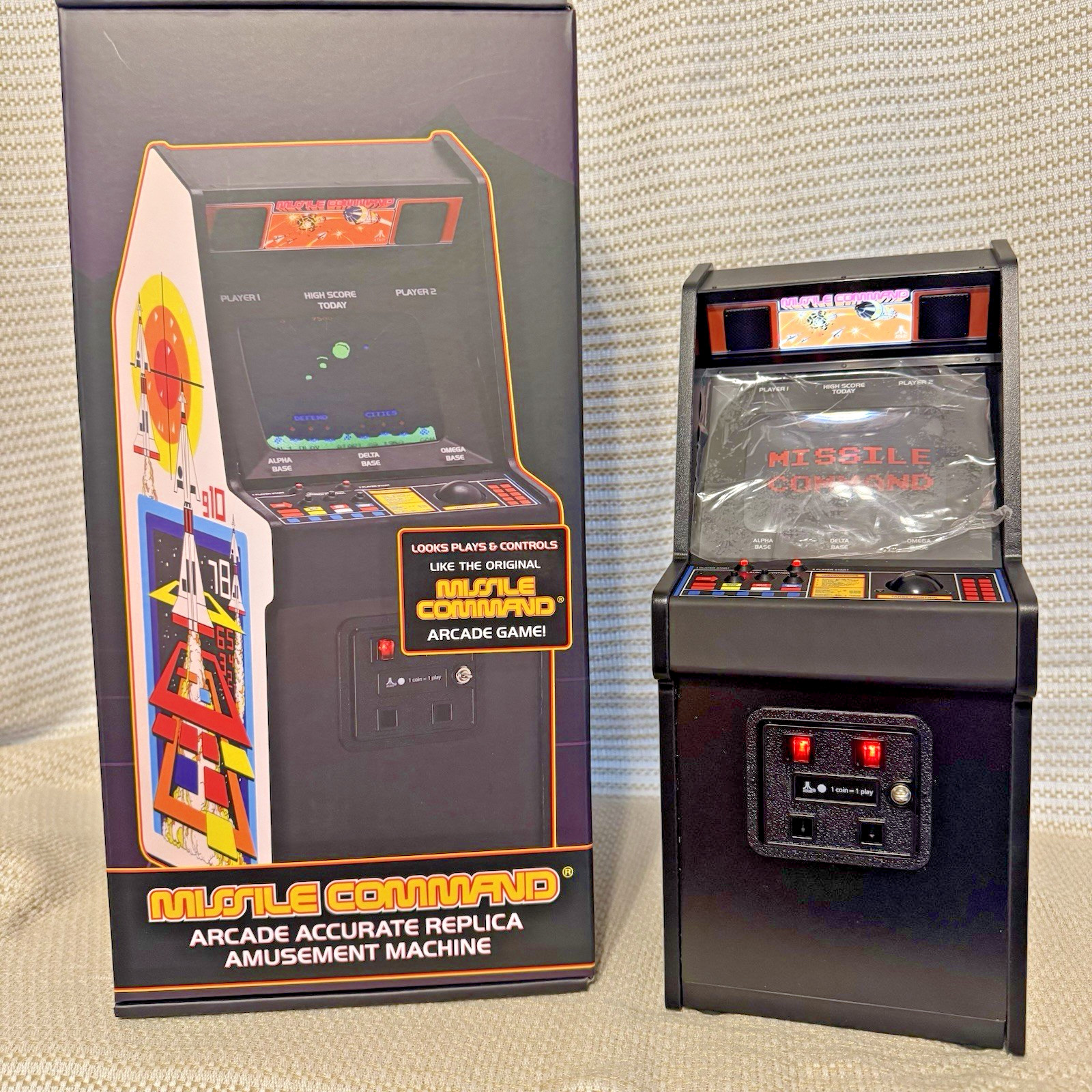 Missile Command x RepliCade – New Wave Toys – Open Box – FREE SHIPPING!!