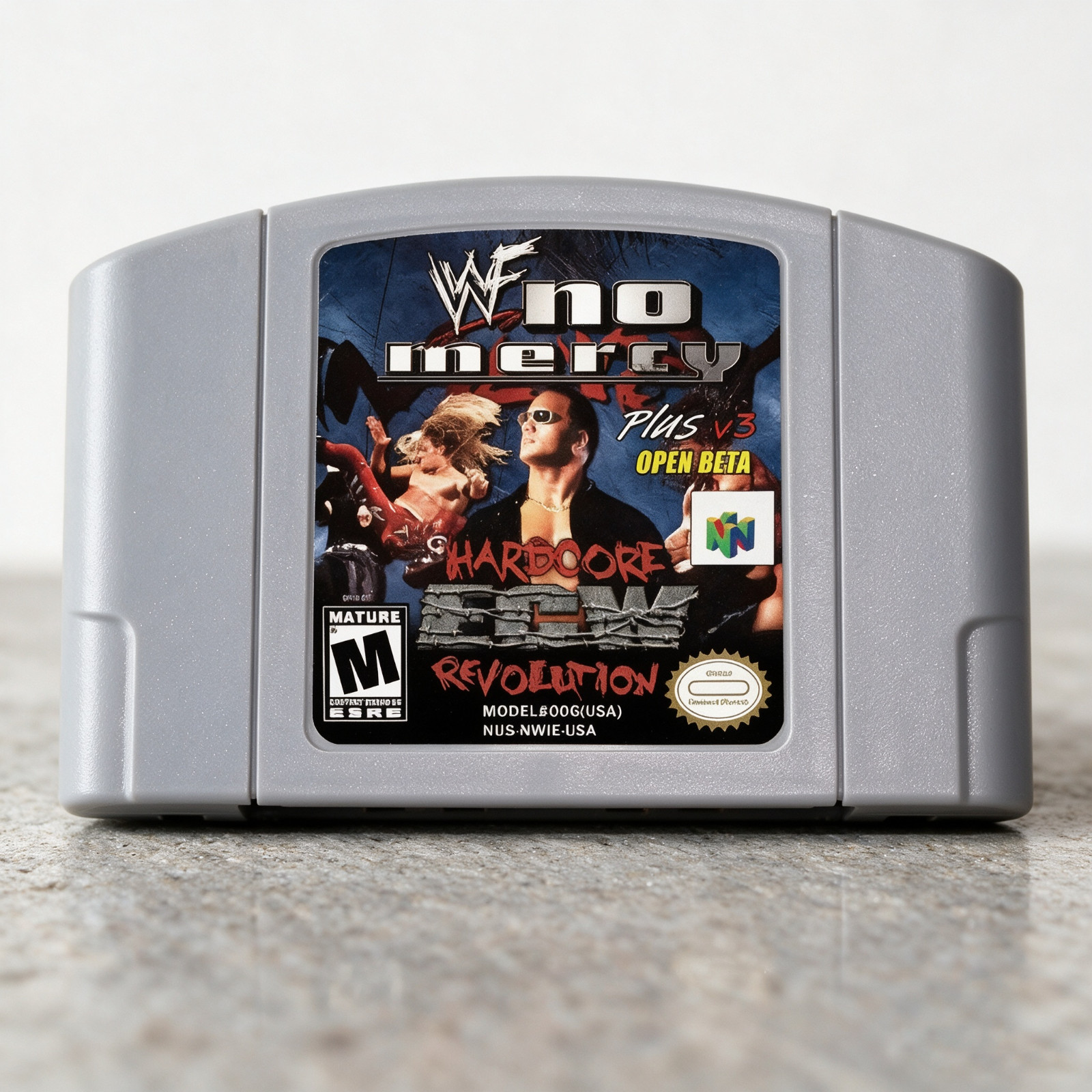 N64 Video Games WWF No Mercy Plus V3 Open Beta