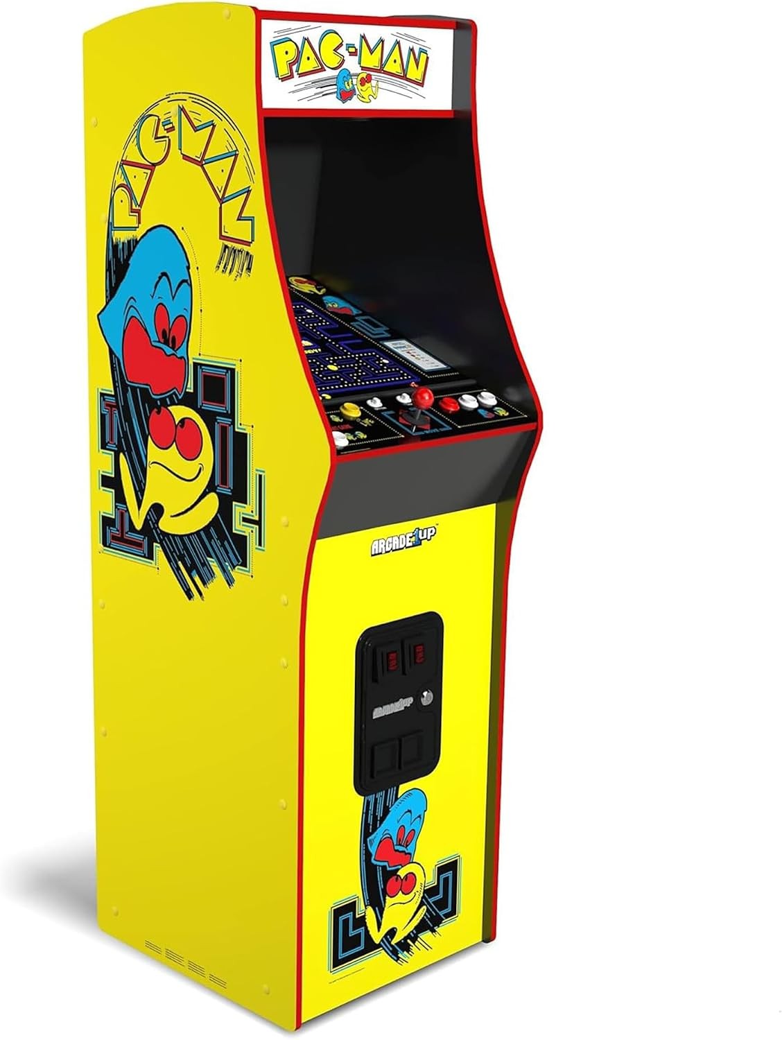 Pac-Man Deluxe Arcade Machine for Home – 5 Feet Tall – 14 Classic Games