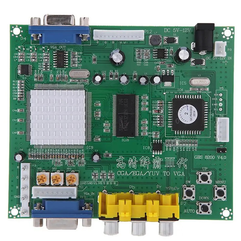 Arcade Games RGB CGA EGA to VGA HD Game Video Converter Output Board GBS8200-US
