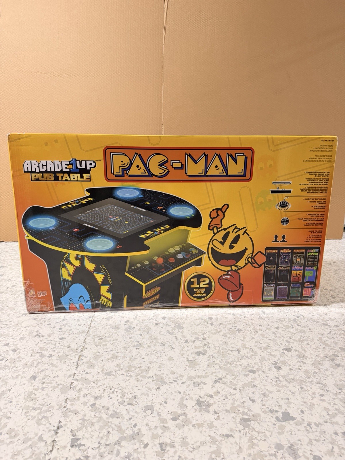 ARCADE 1UP PACMAN PUB TABLE DIG DUG GALAGA & MORE!! 🔥🔥🔥