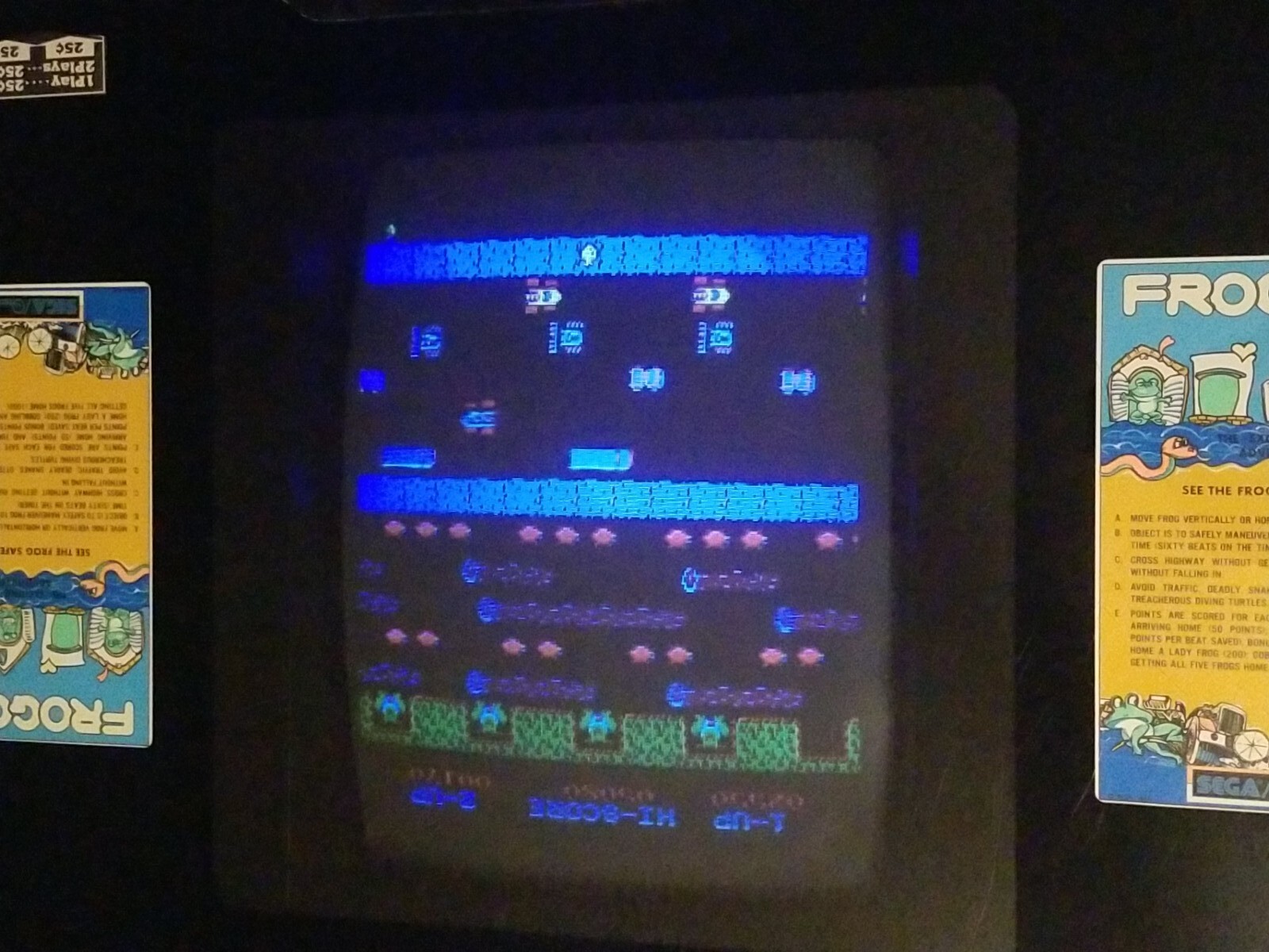 Frogger Cocktail Table Arcade Game Coin Op With Locks Keys Original Survivor