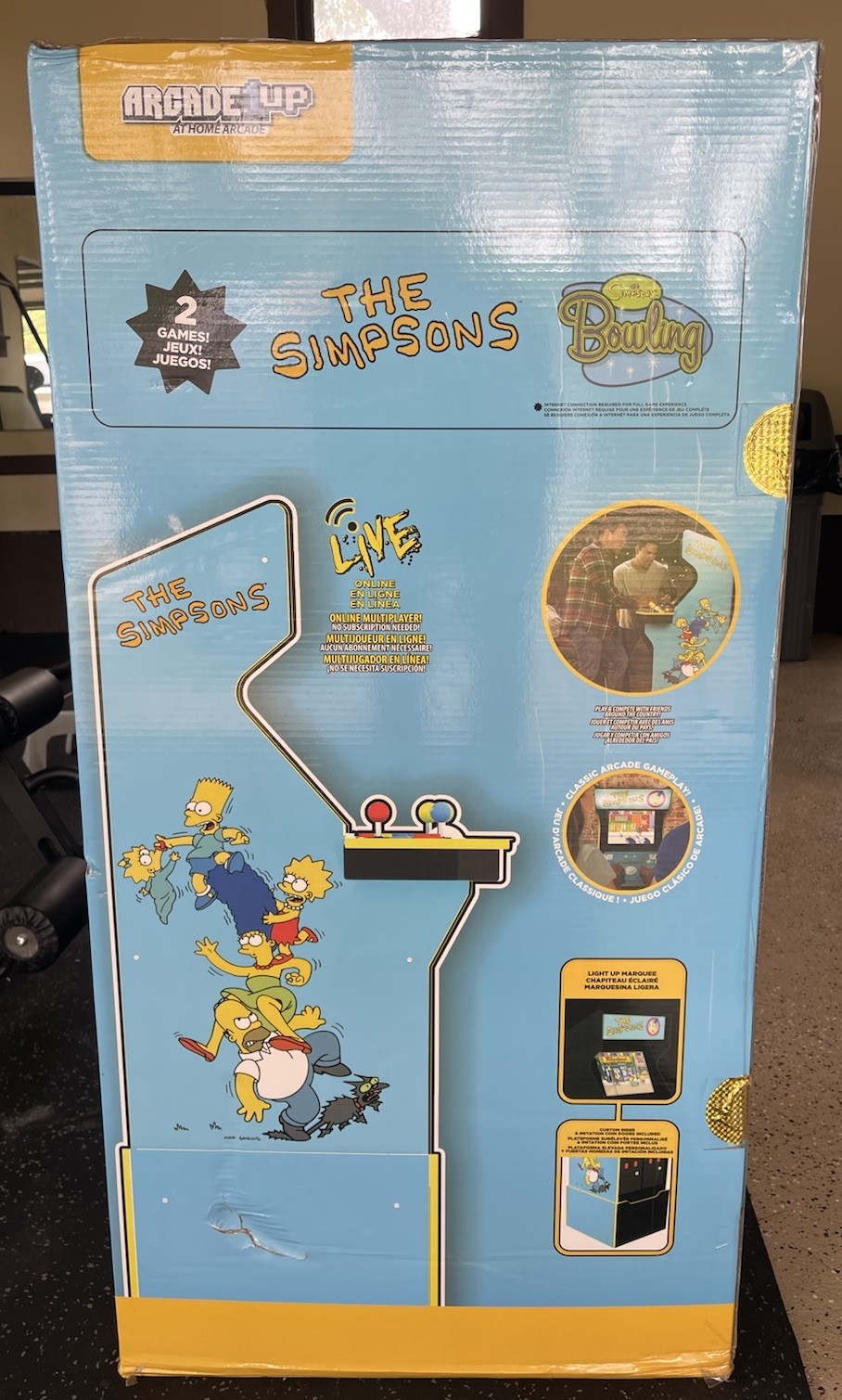 The Simpsons Arcade1up w/riser Sealed in Box SIB Brand New Gem 💎