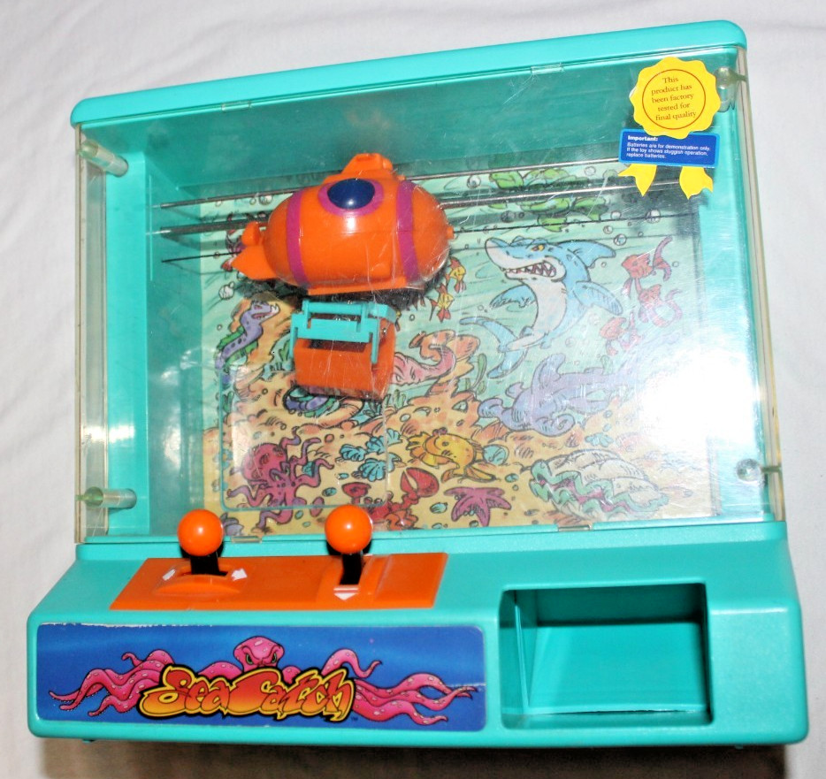 1993 Zima Sea Catch Claw Machine Crane Game Family Arcade For Parts – AS IS