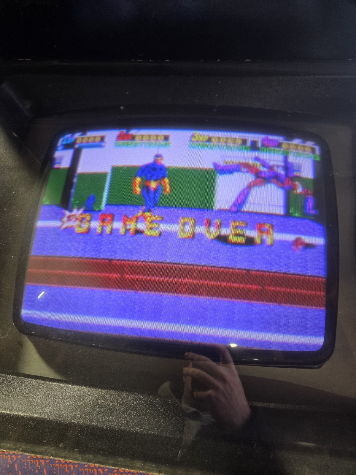 Konami X-Men Video Aracade 4 Player 25″ Upright PN 065251 – READ – FREE SHIPPING