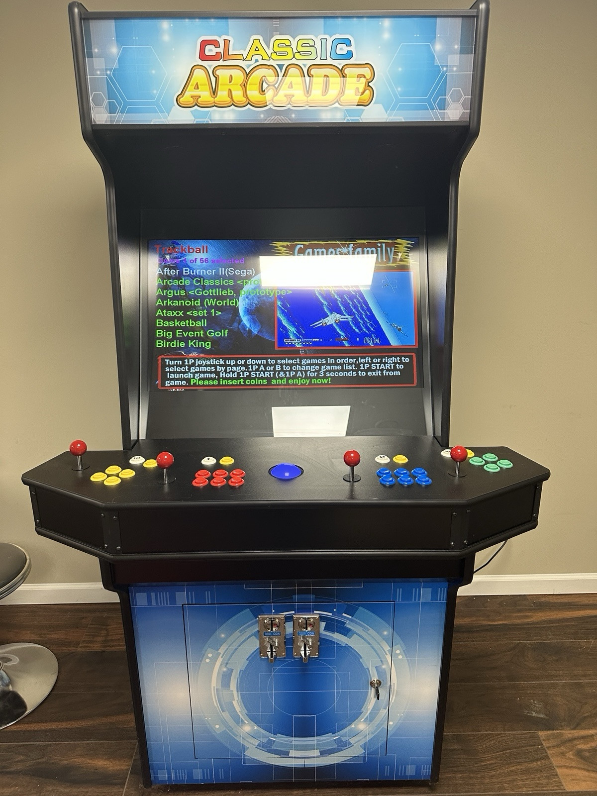 3000+ Arcade Game With Four Players