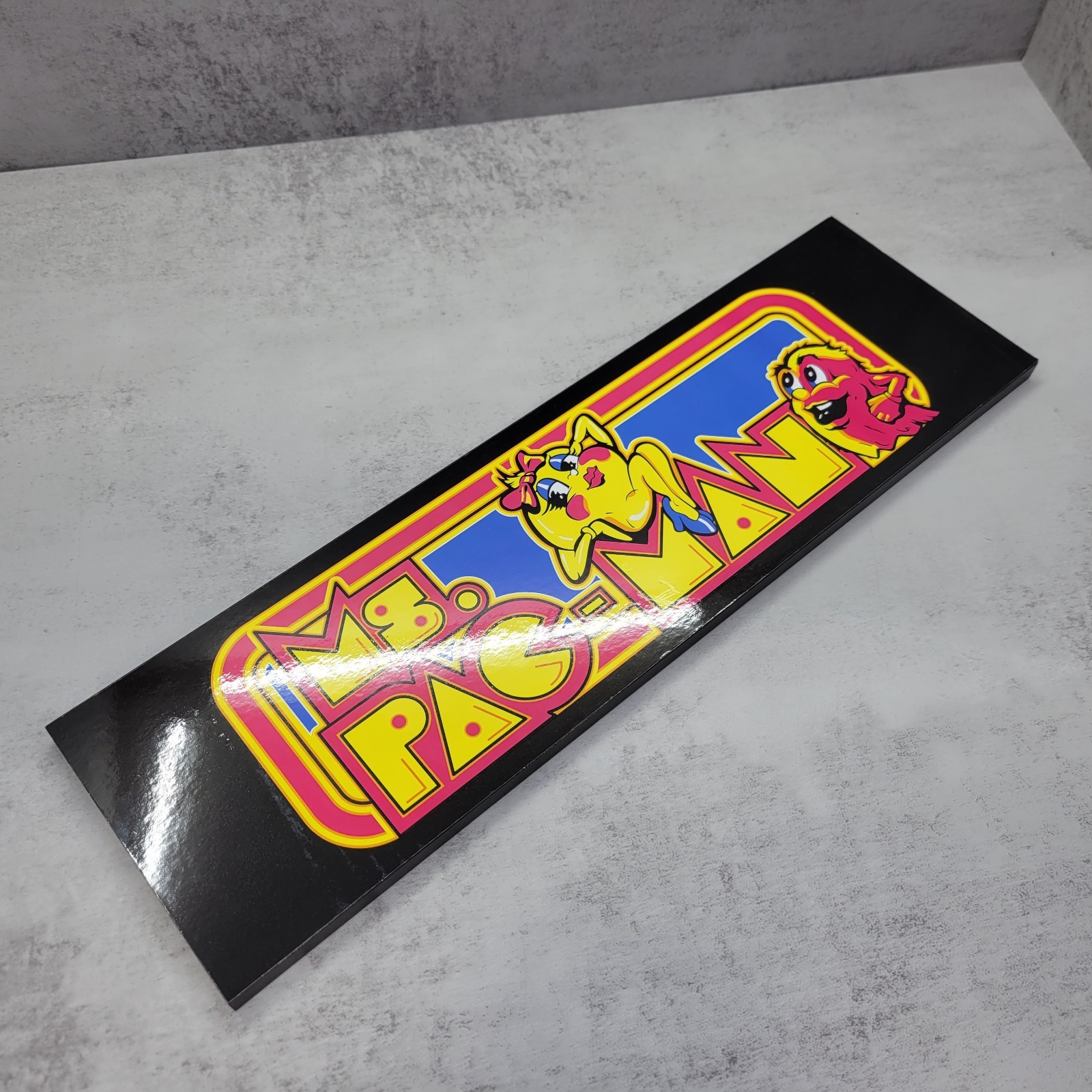 Arcade1Up Ms. Pac-Man Classic SE Marquee Part B OEM Replacement Panel Only™