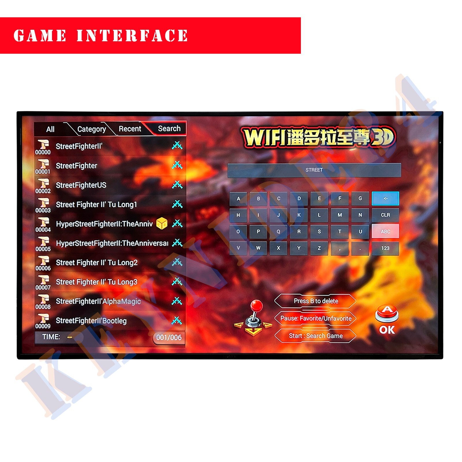 23000 Games Pandora 3D WiFi All Metal Extended Game Console Arcade Sticks Retro