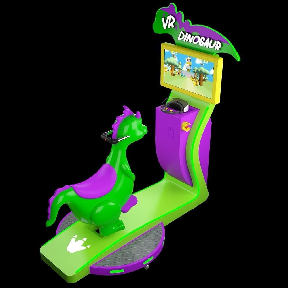 Arcade Virtual Reality Motion VR Ride childrens dinosaur