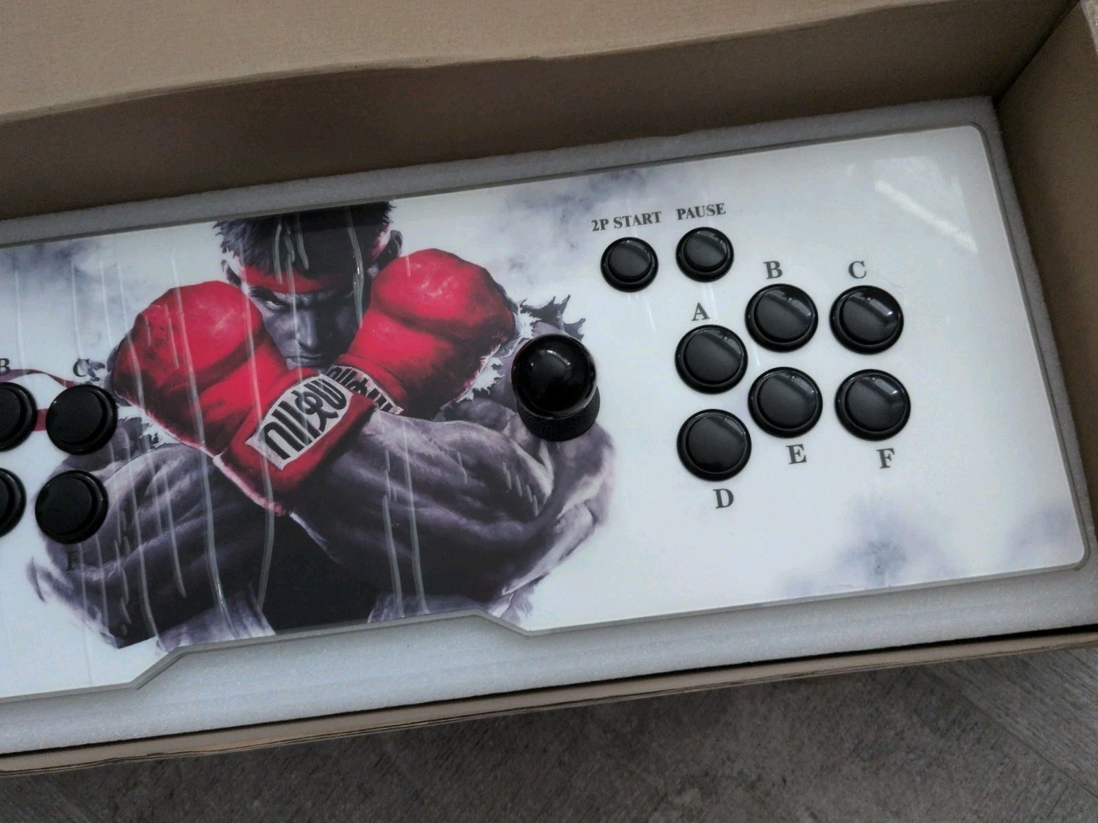 Street Fighter Art Arcade Fight Stick Console Dual Joysticks HDMI USB 1000+ Game
