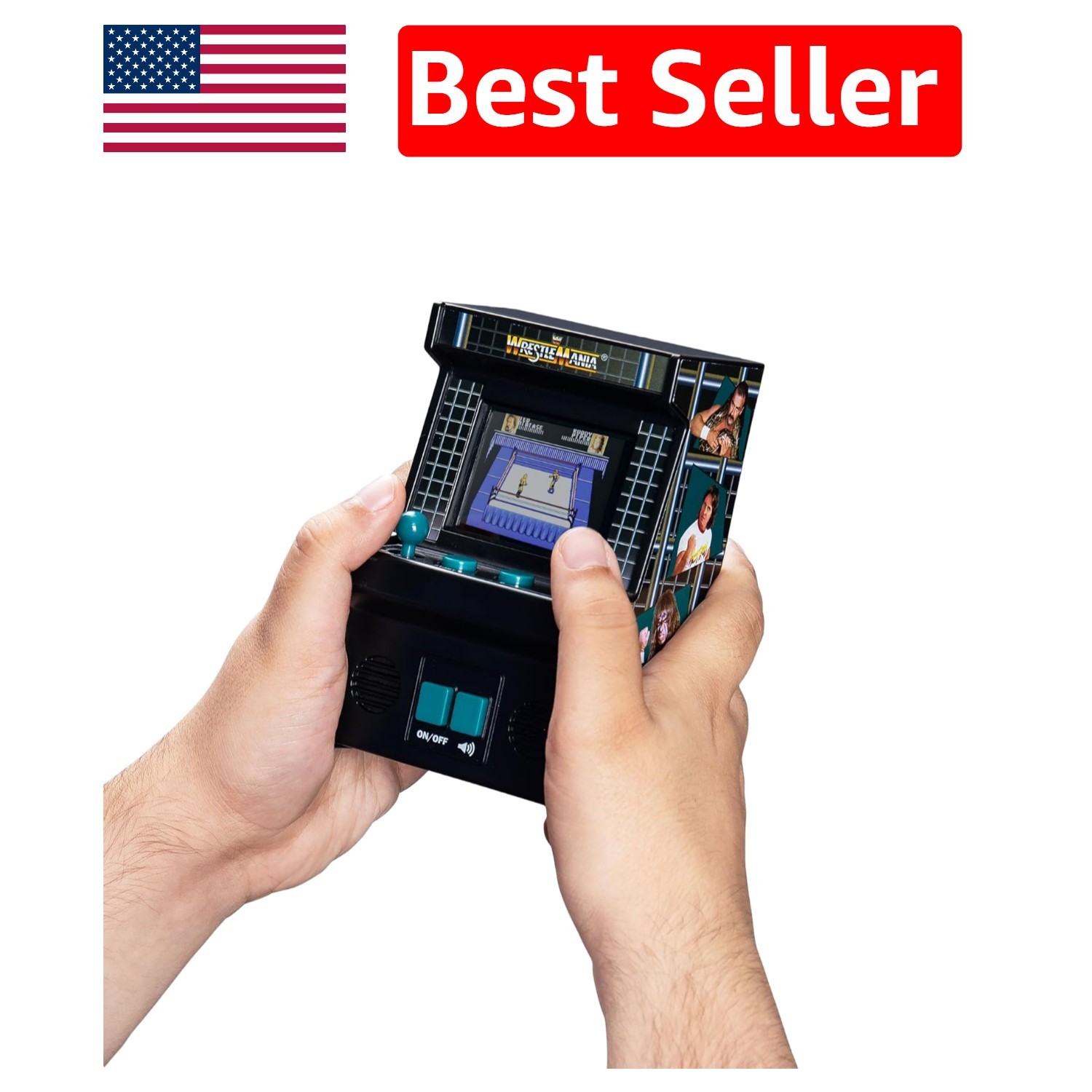 Batteries Included! WWE Handheld Arcade Game – Perfect for Kids and Collectors