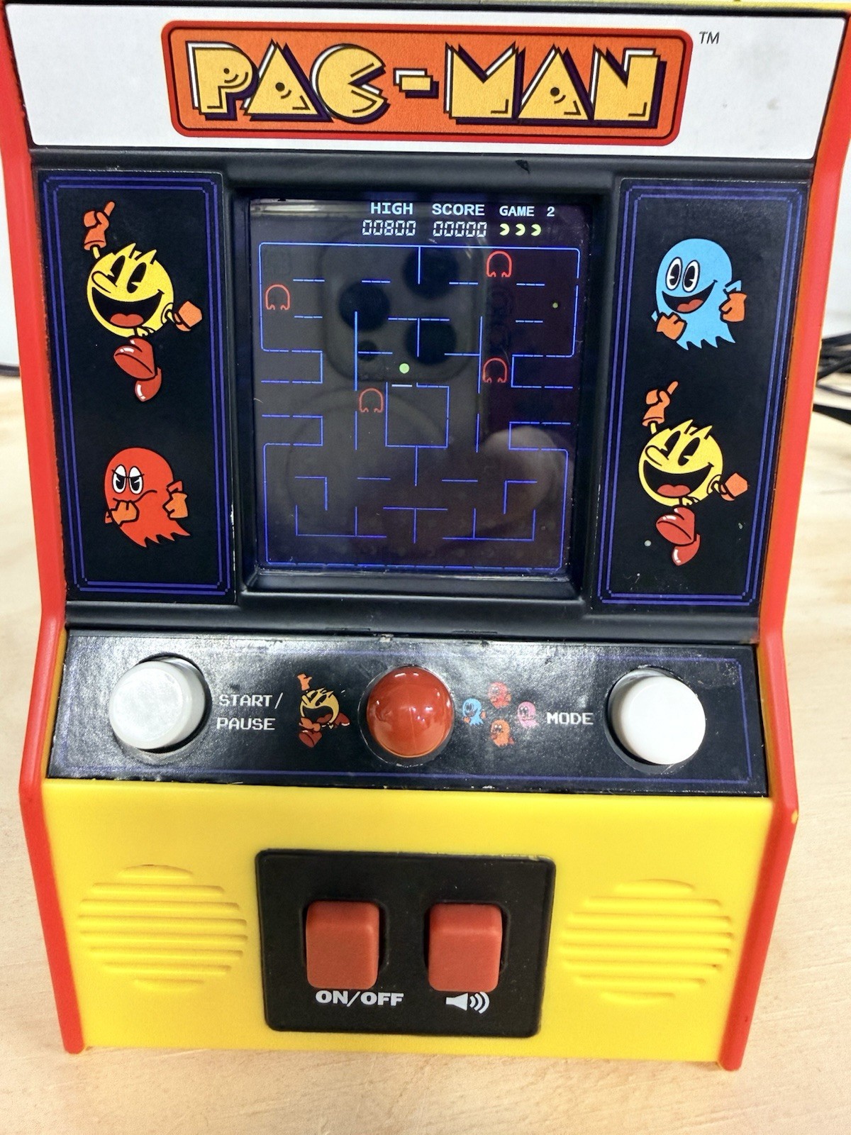 Pac-Man 40th Anniversary Mini Arcade Classics Machine Tested, Great Game B52