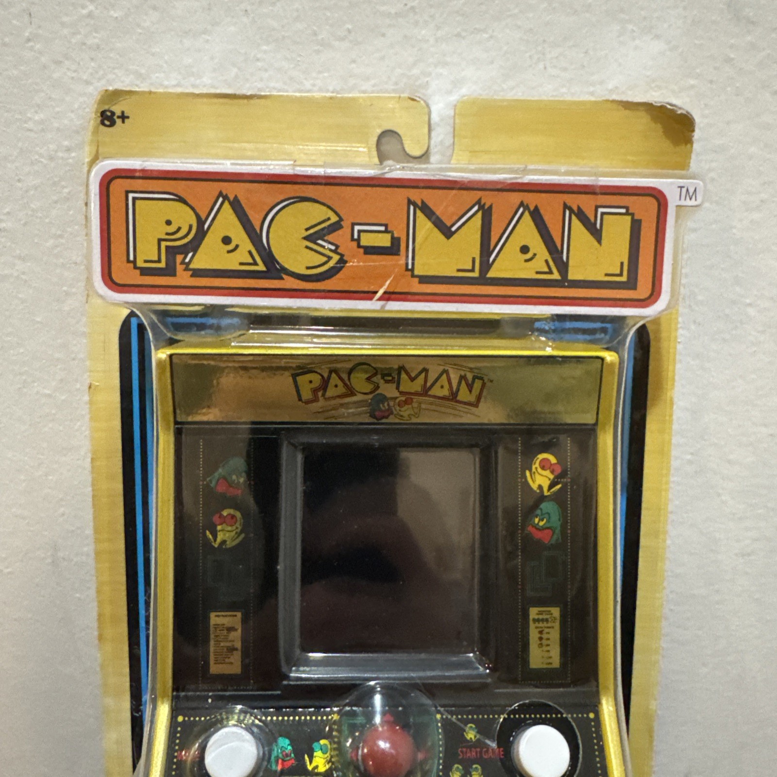 PAC-MAN Color Retro Mini ARCADE CONSOLE w/ Sound 40th Anniversary Gold