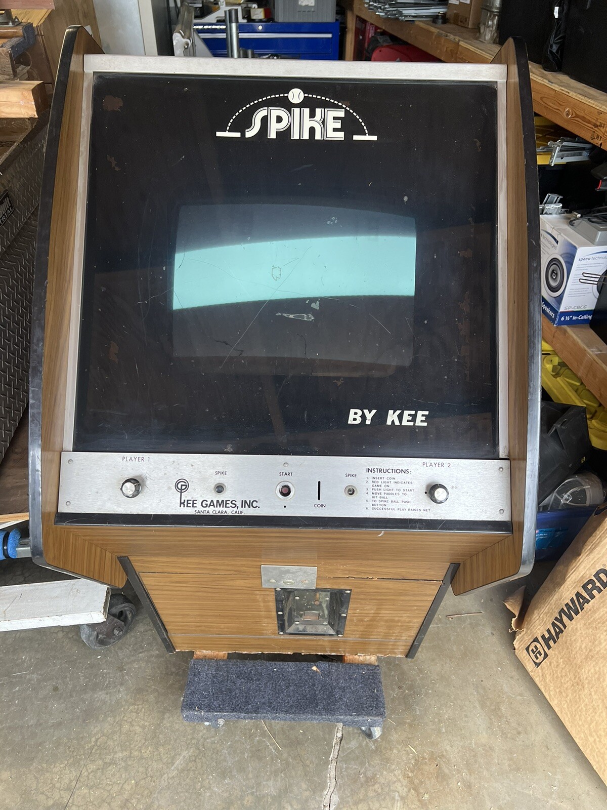 Spike by Kee Vintage Arcade Game 1974