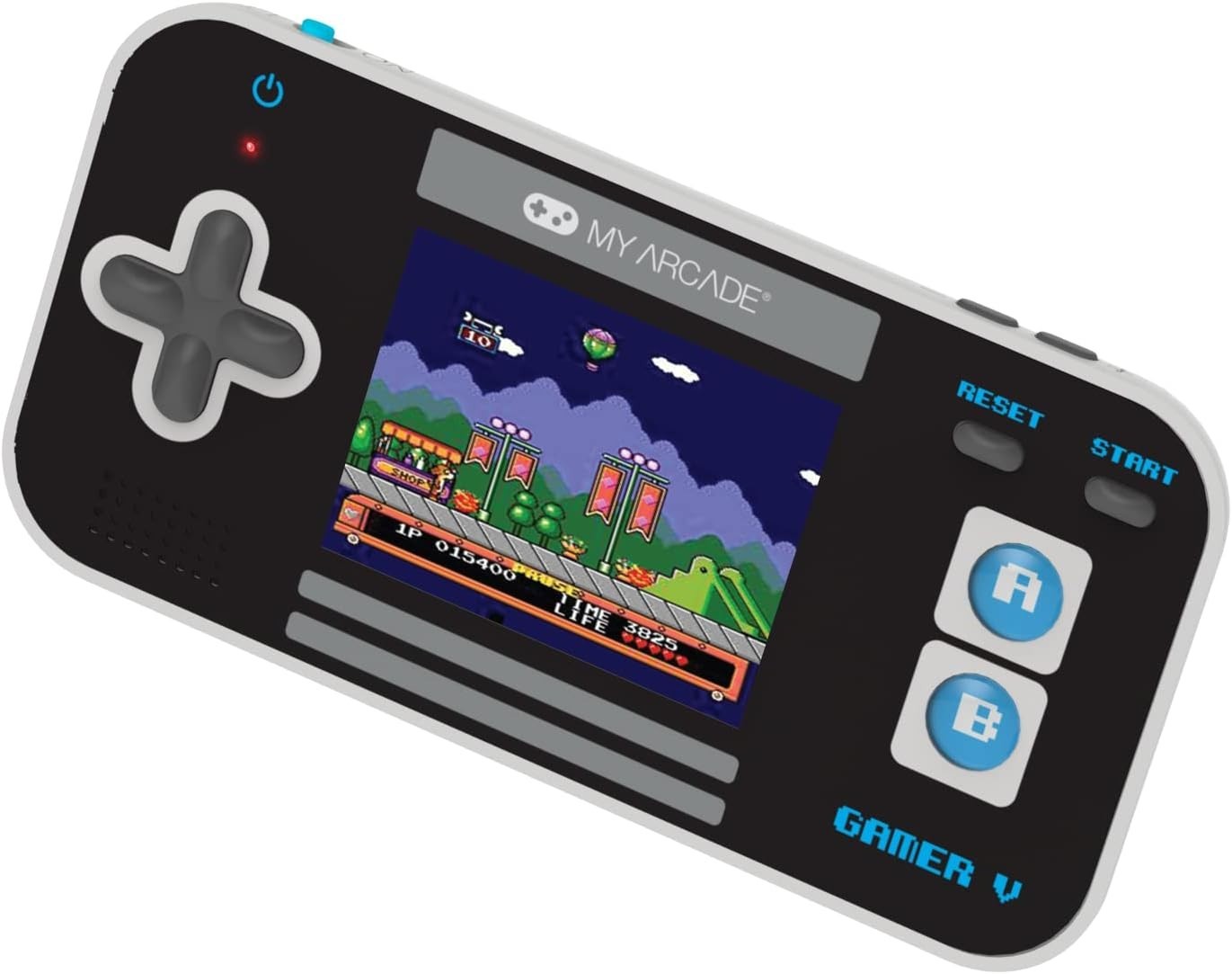 Gamer V Classic-Blue: 220 Preloaded Games in a Portable Handheld Console
