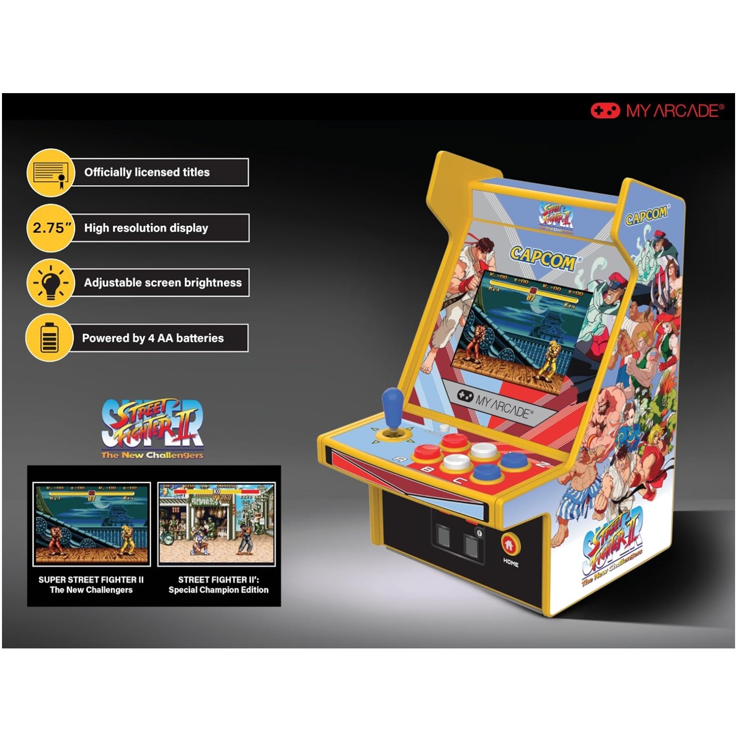 Authentic Street Fighter II Gaming System